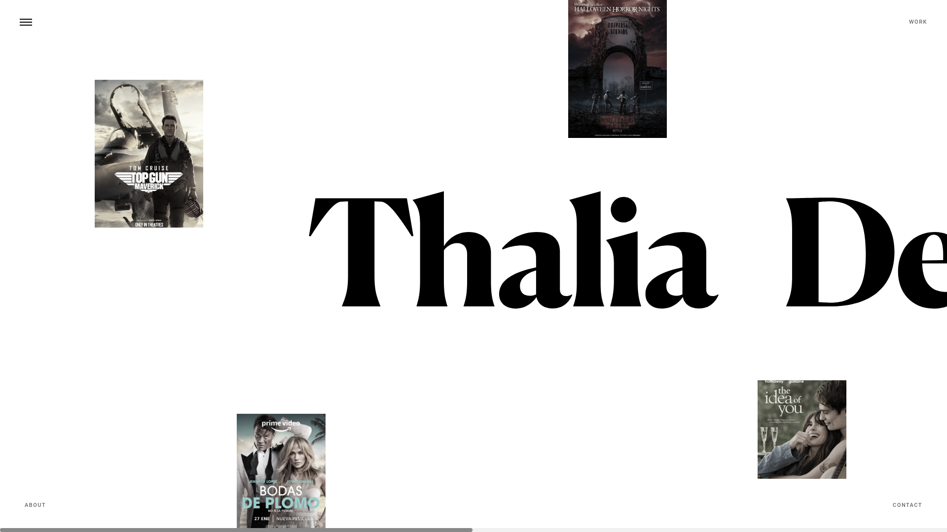 website screenshot of https://thaliadeanda.co/
