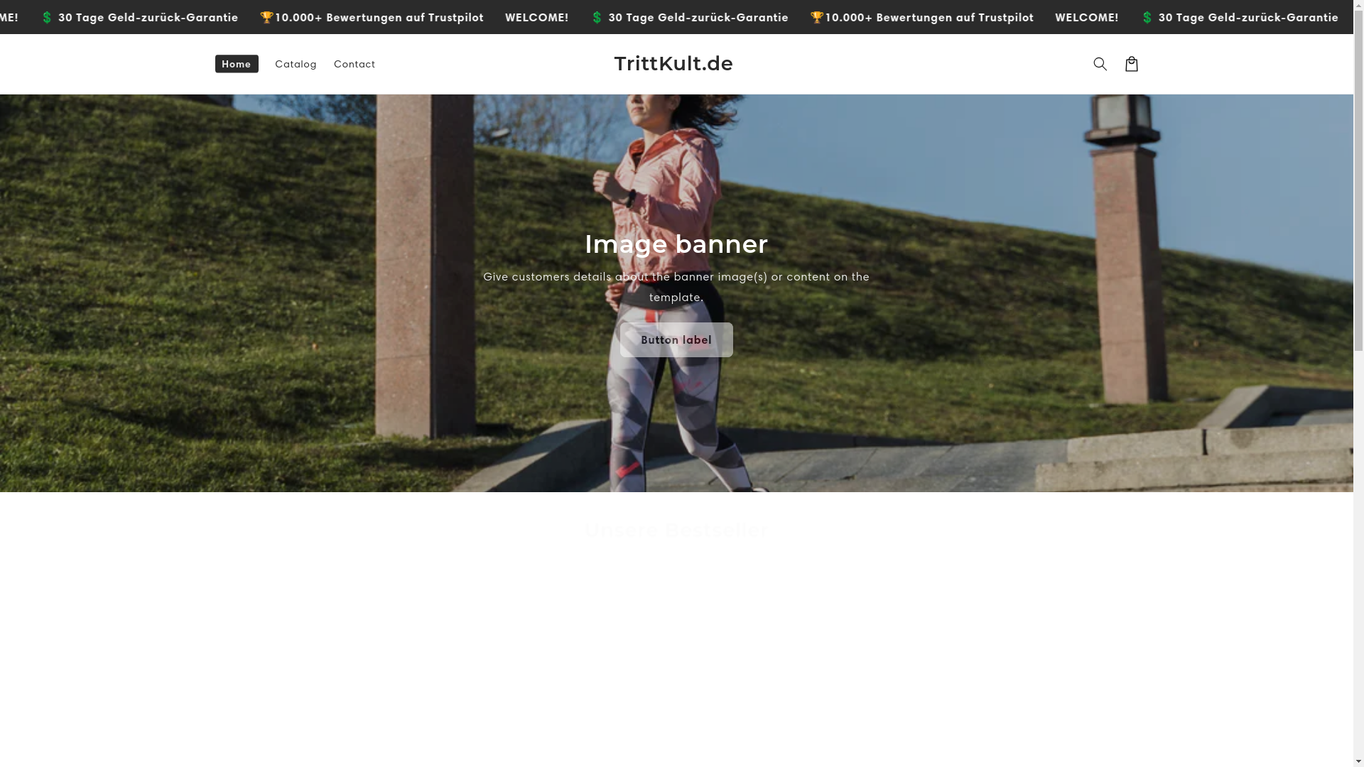 website screenshot of https://trittkult.de/