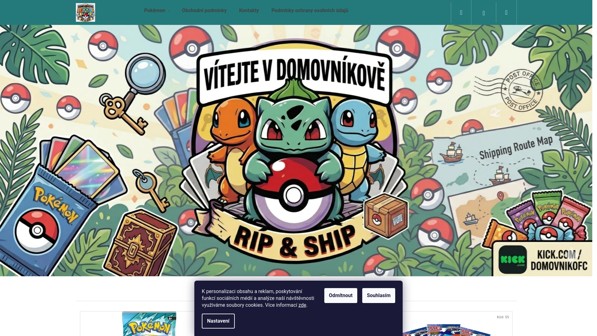 website screenshot of https://domovnikovoripandship.cz/