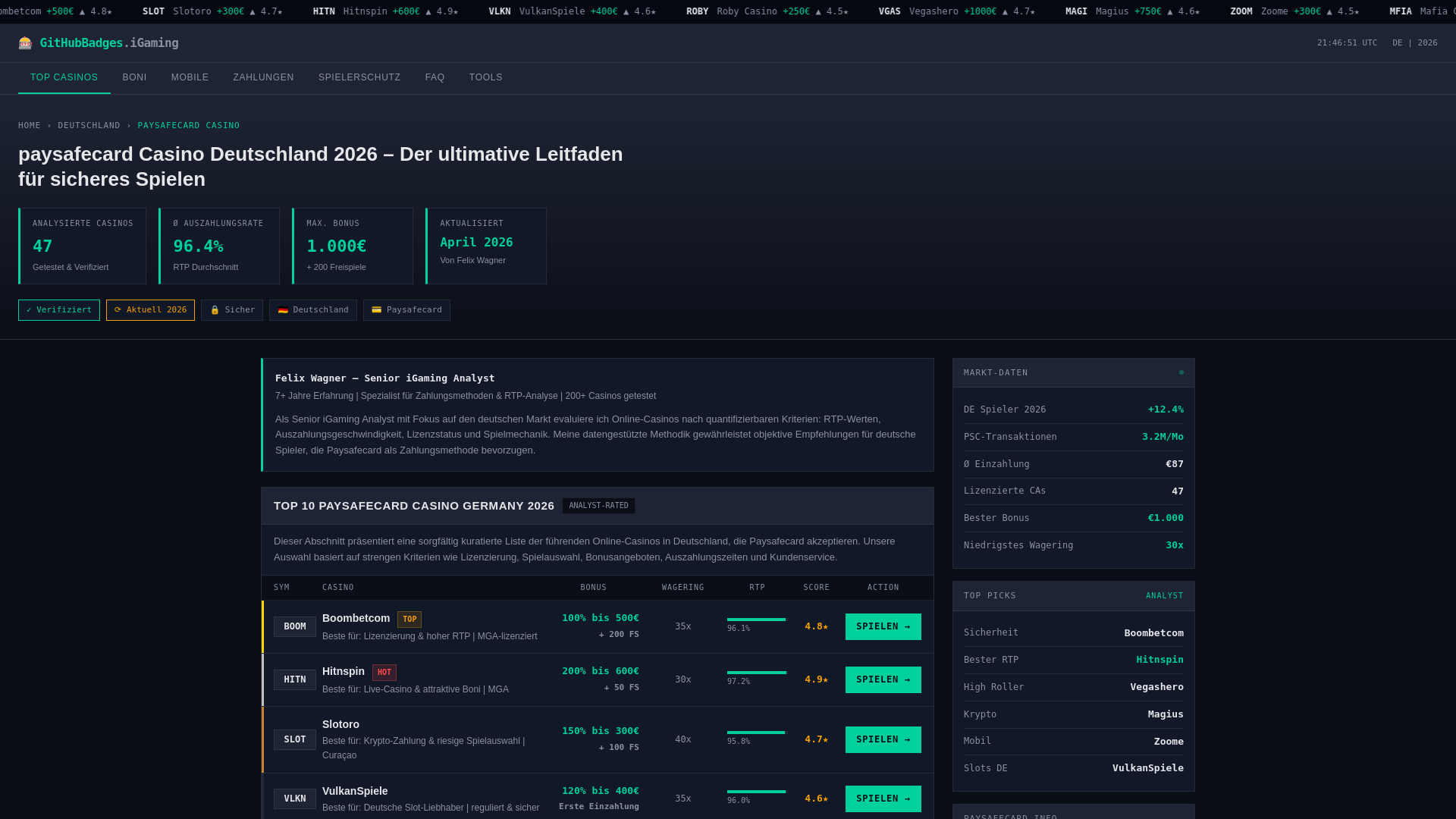 website screenshot of https://paysafecard-githubbadges.pages.dev/