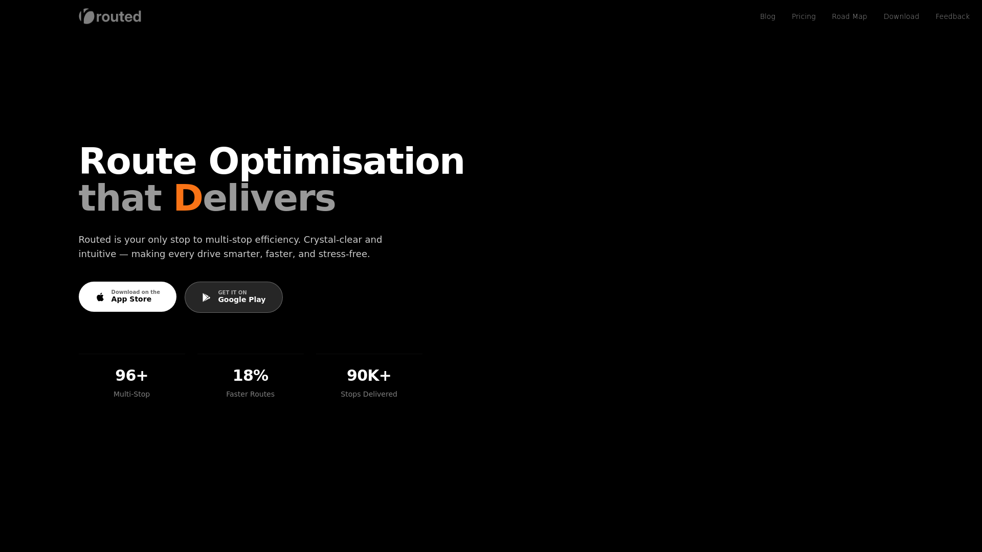 website screenshot of https://routed2.pages.dev/