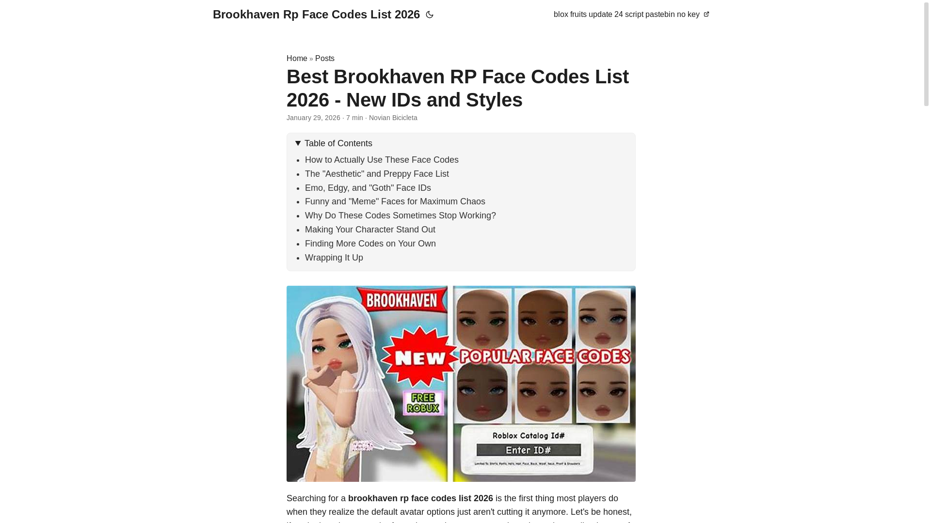 website screenshot of https://brookhavenrpfacecodeslist2026.pages.dev/