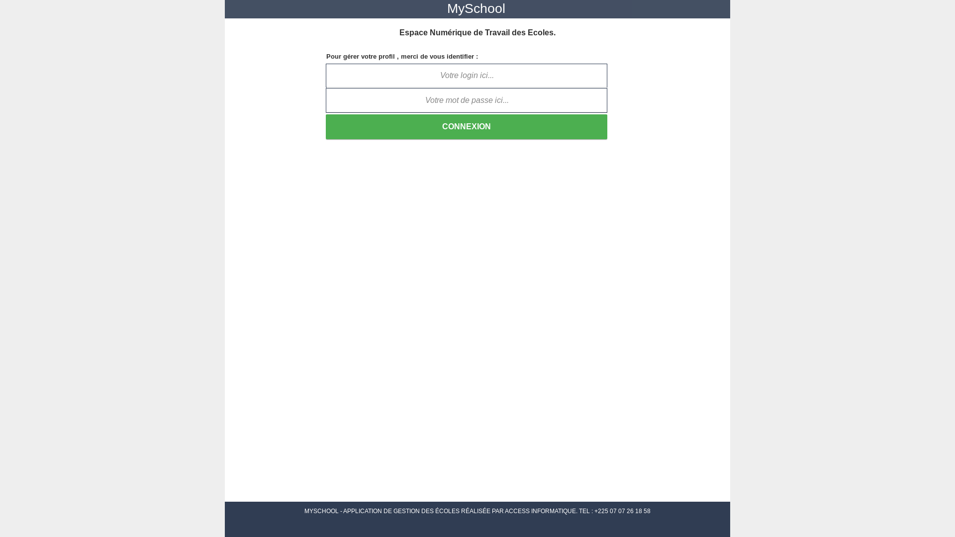 website screenshot of https://myschoolcoccinelle.com/