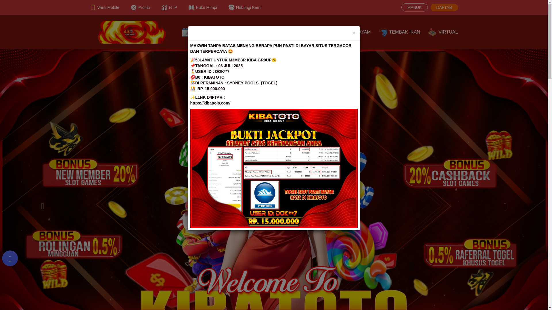 website screenshot of https://kibasinga.com/