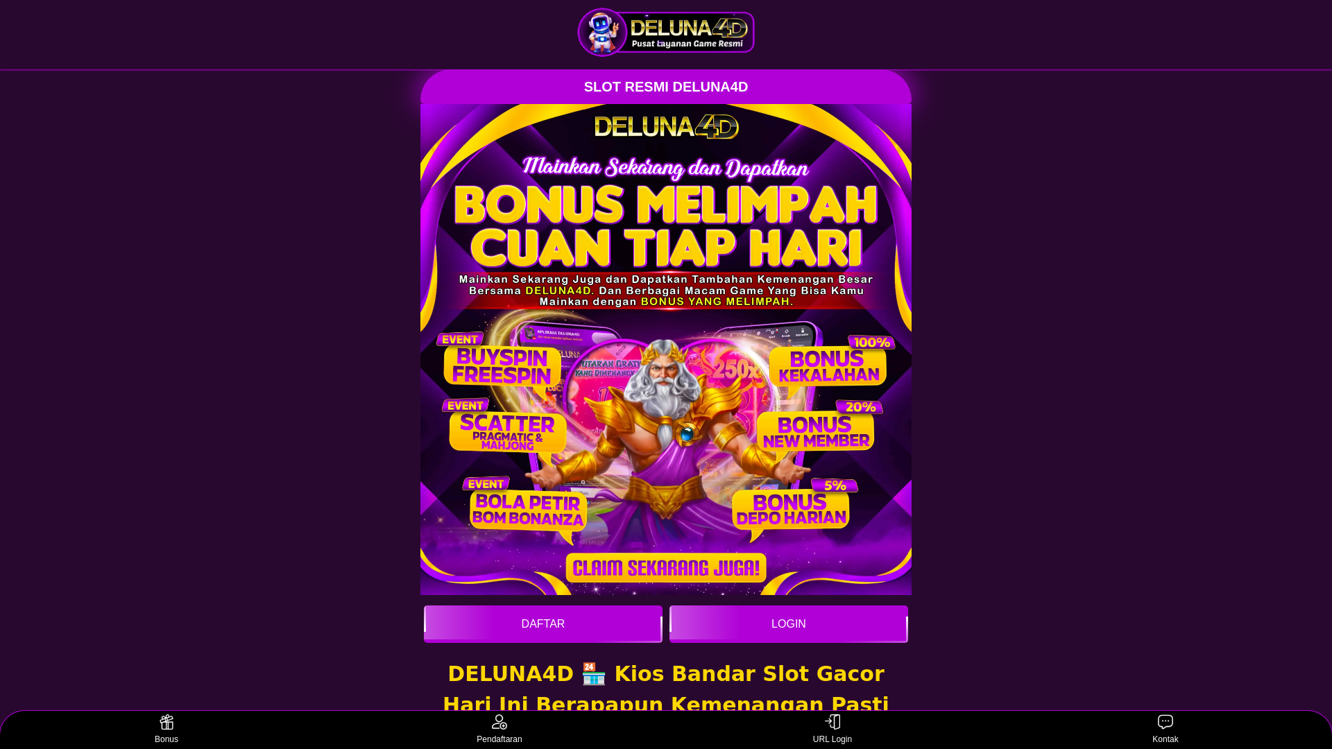 website screenshot of https://mau-pecah-kepala-cibai.pages.dev/