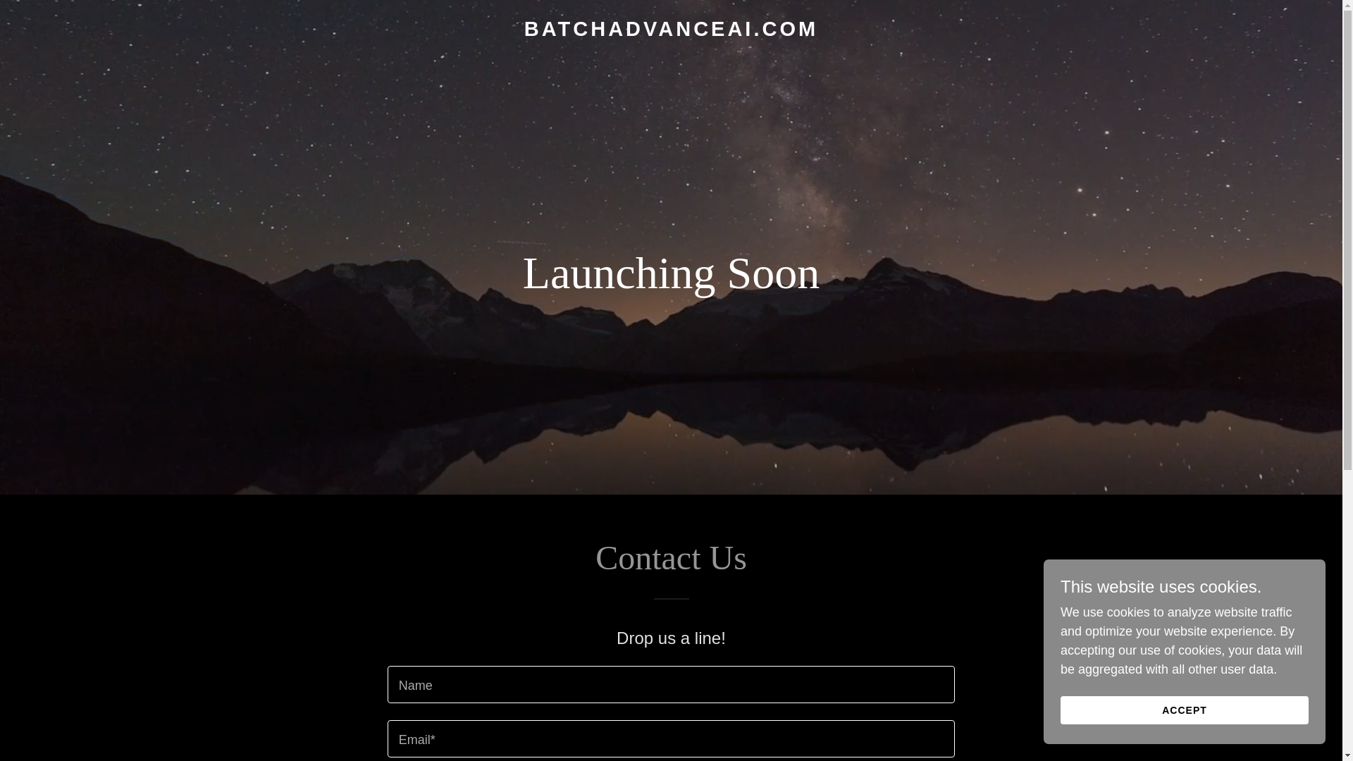 website screenshot of https://batchadvanceai.com/