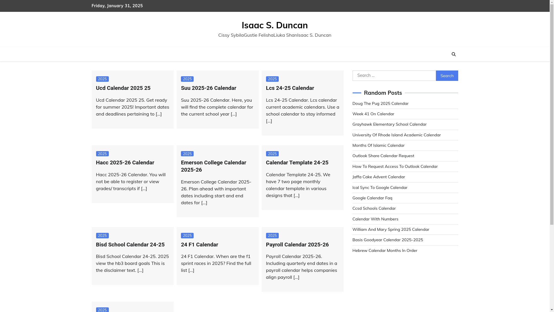 website screenshot of https://isaacsduncan.pages.dev/