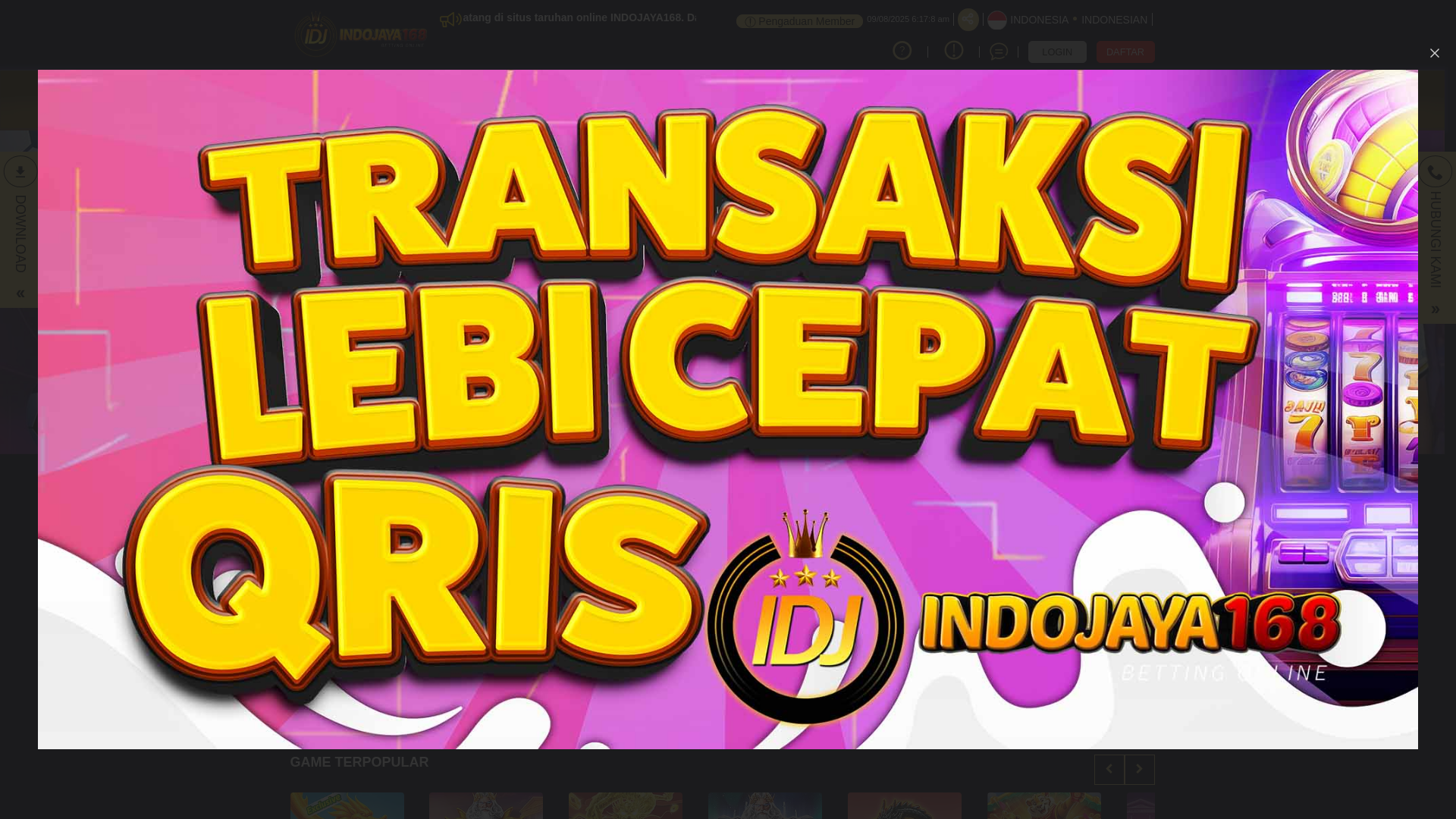 website screenshot of https://indojayabjaya.online/