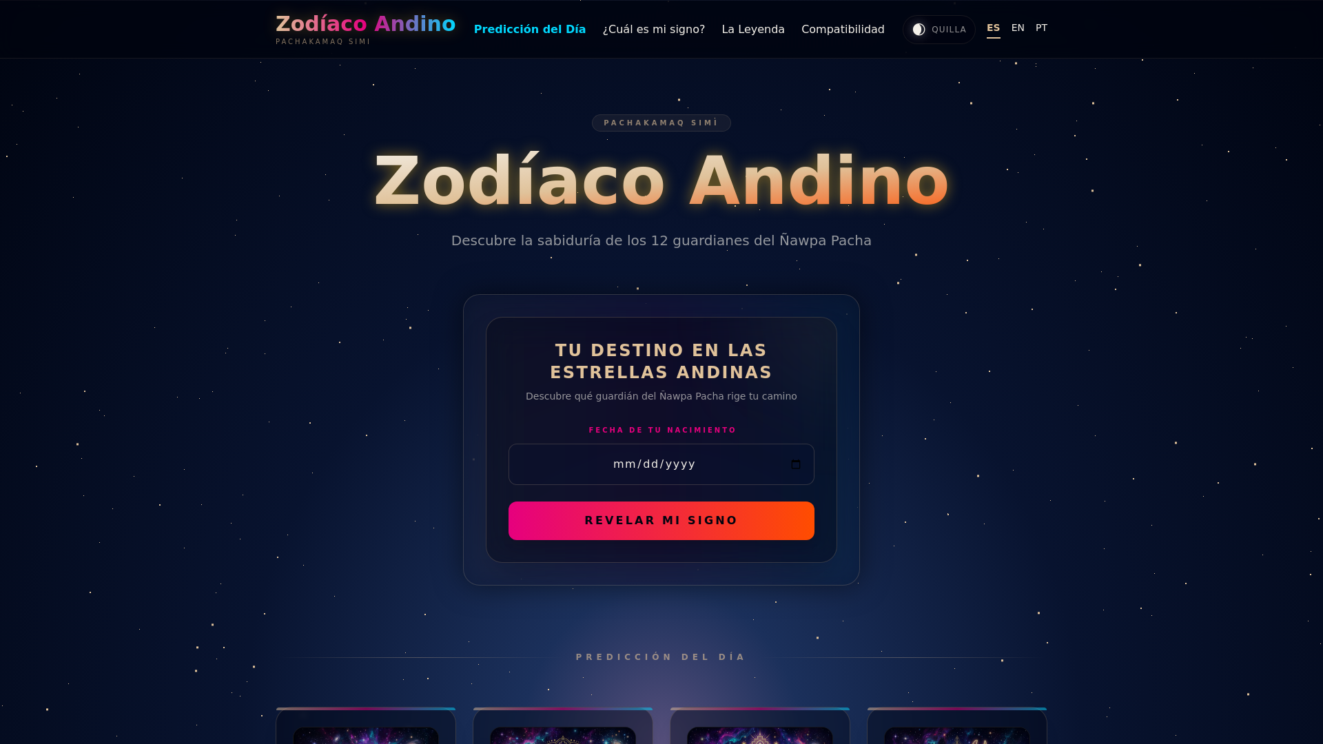 website screenshot of https://website-hororscopoyastrologiaandina.pages.dev/