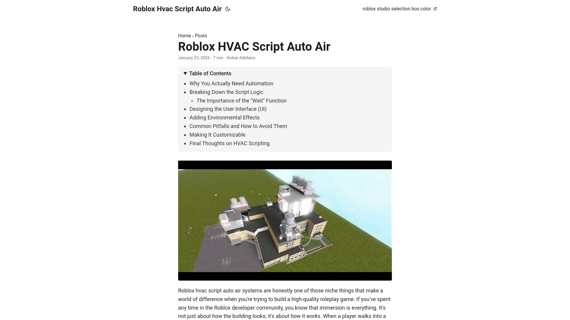 website screenshot of https://robloxhvacscriptautoair.pages.dev/