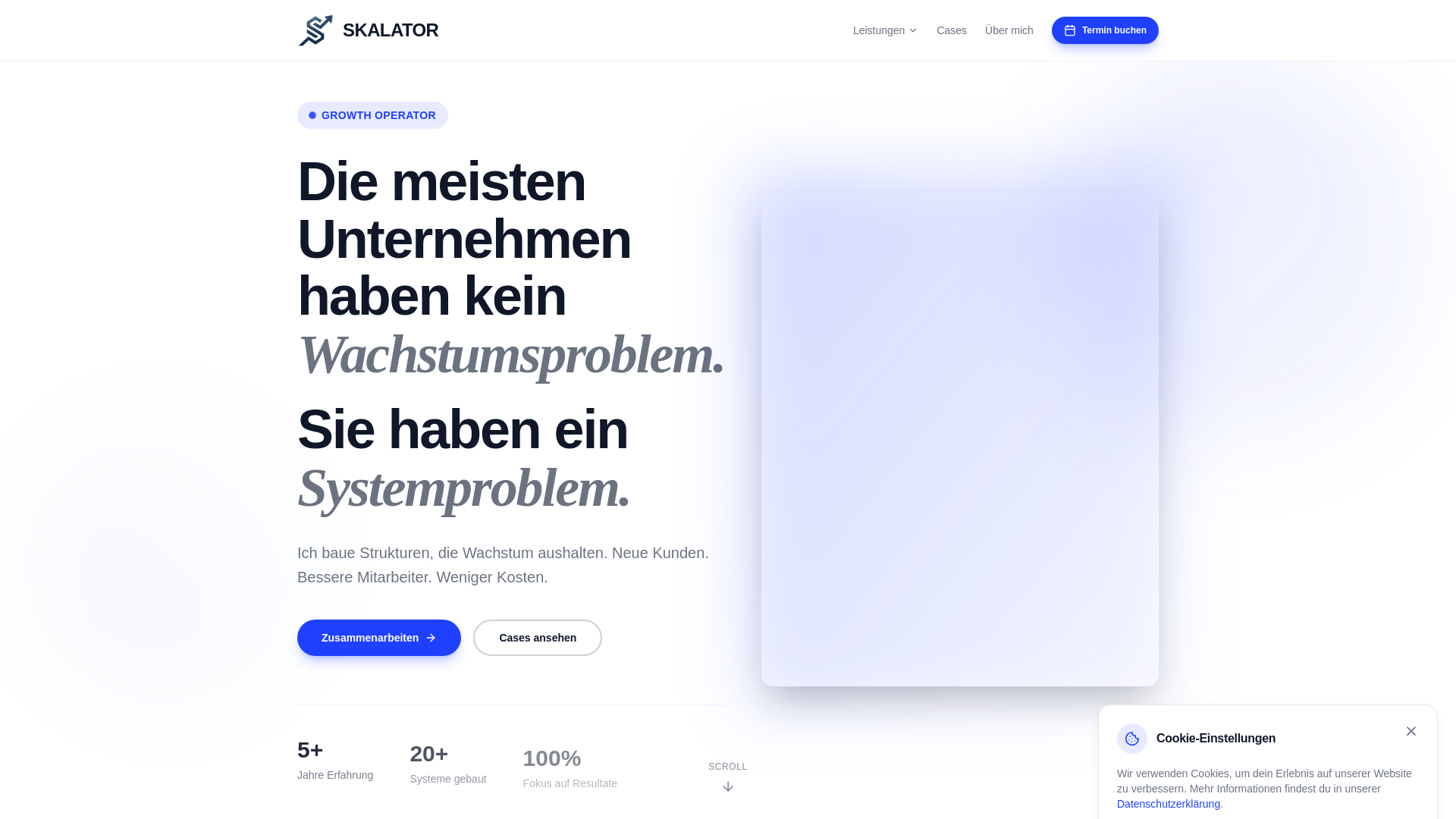 website screenshot of https://topwebseiten-skalator.org/