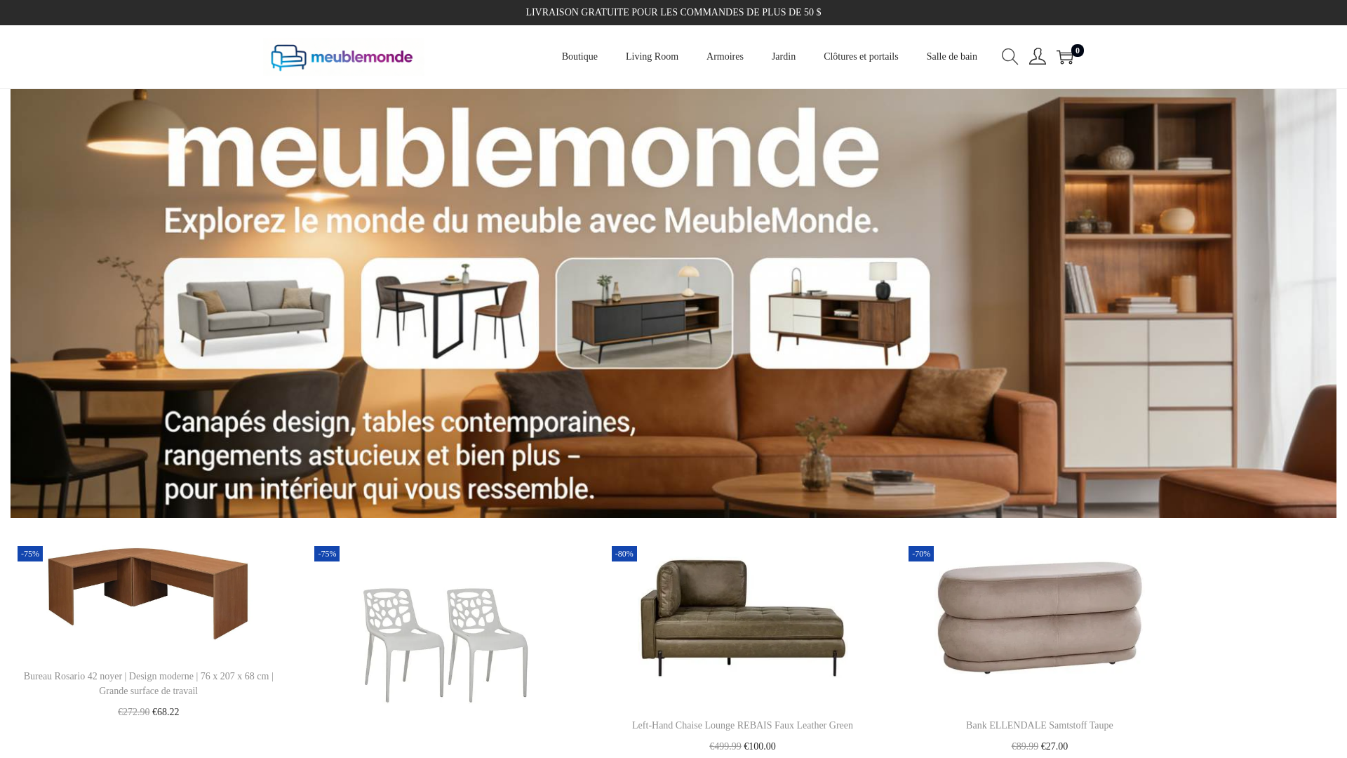 website screenshot of https://meublemonde.com/