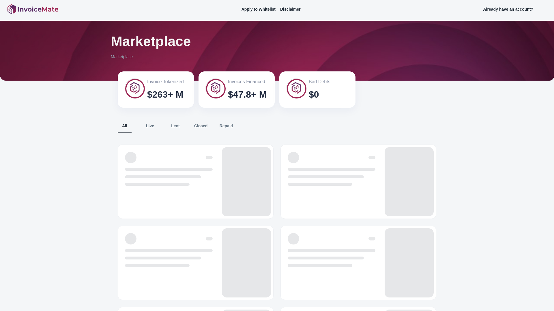 website screenshot of https://decte-rqaaa-aaaam-advta-cai.icp0.io/