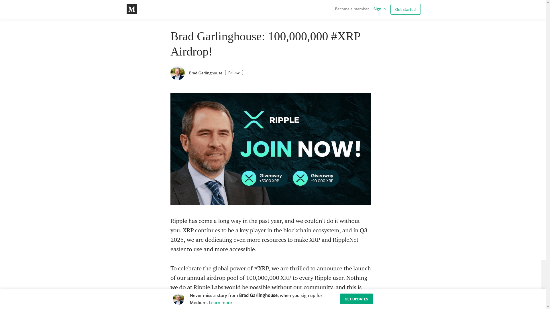 website screenshot of https://event-ripple-xrp.com/
