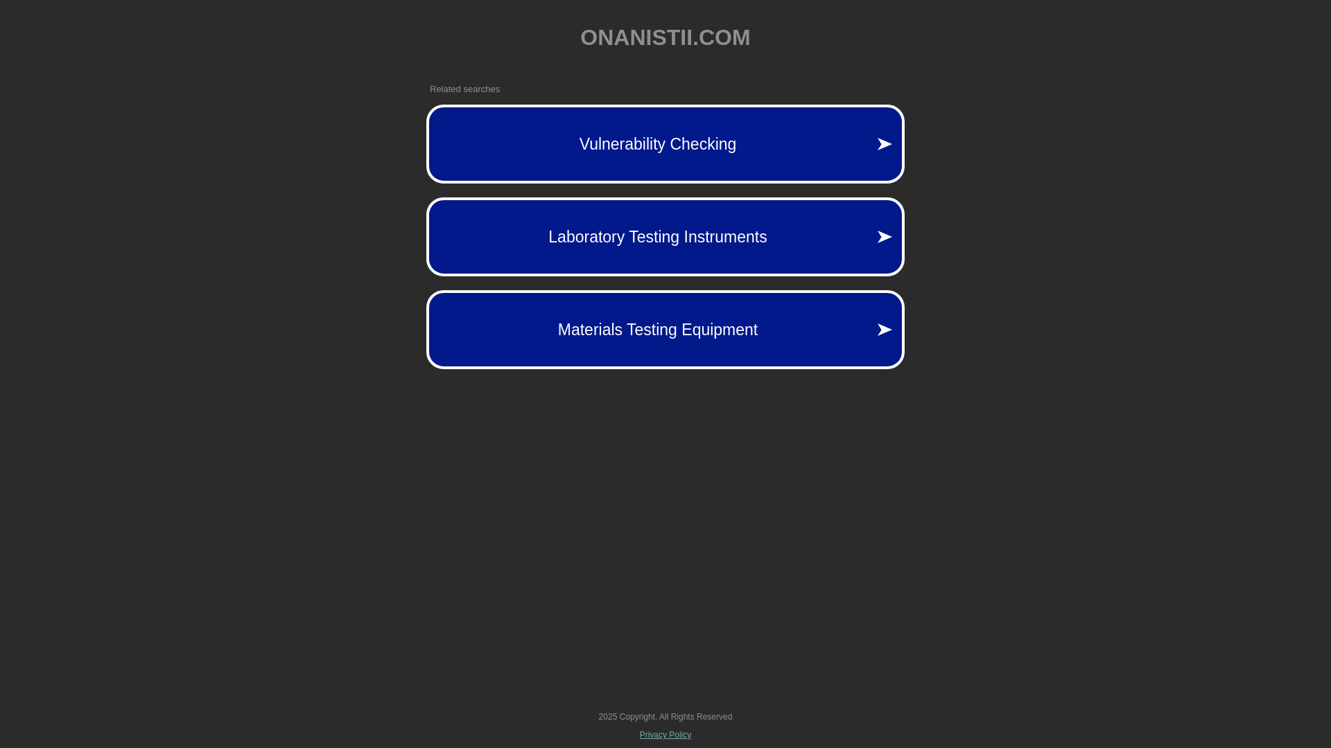 website screenshot of https://onanistii.com/