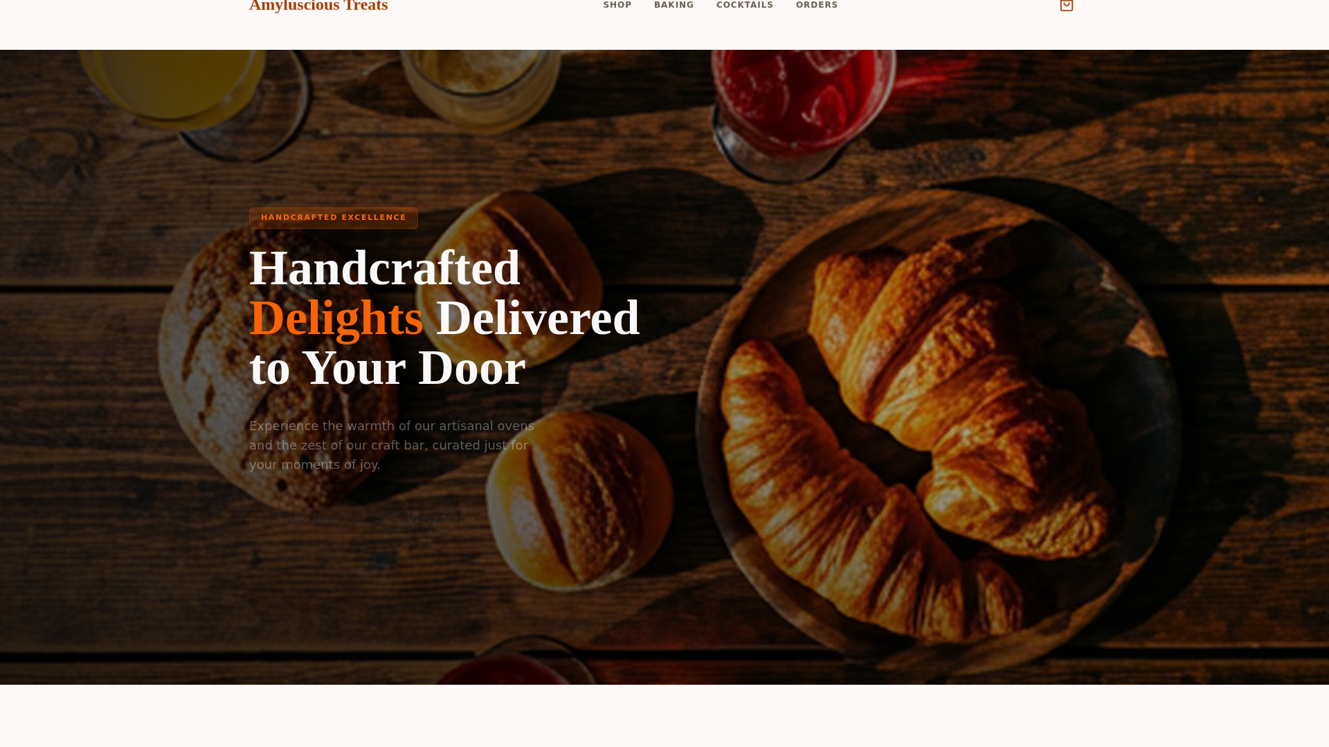website screenshot of https://amyluscioustreats.com