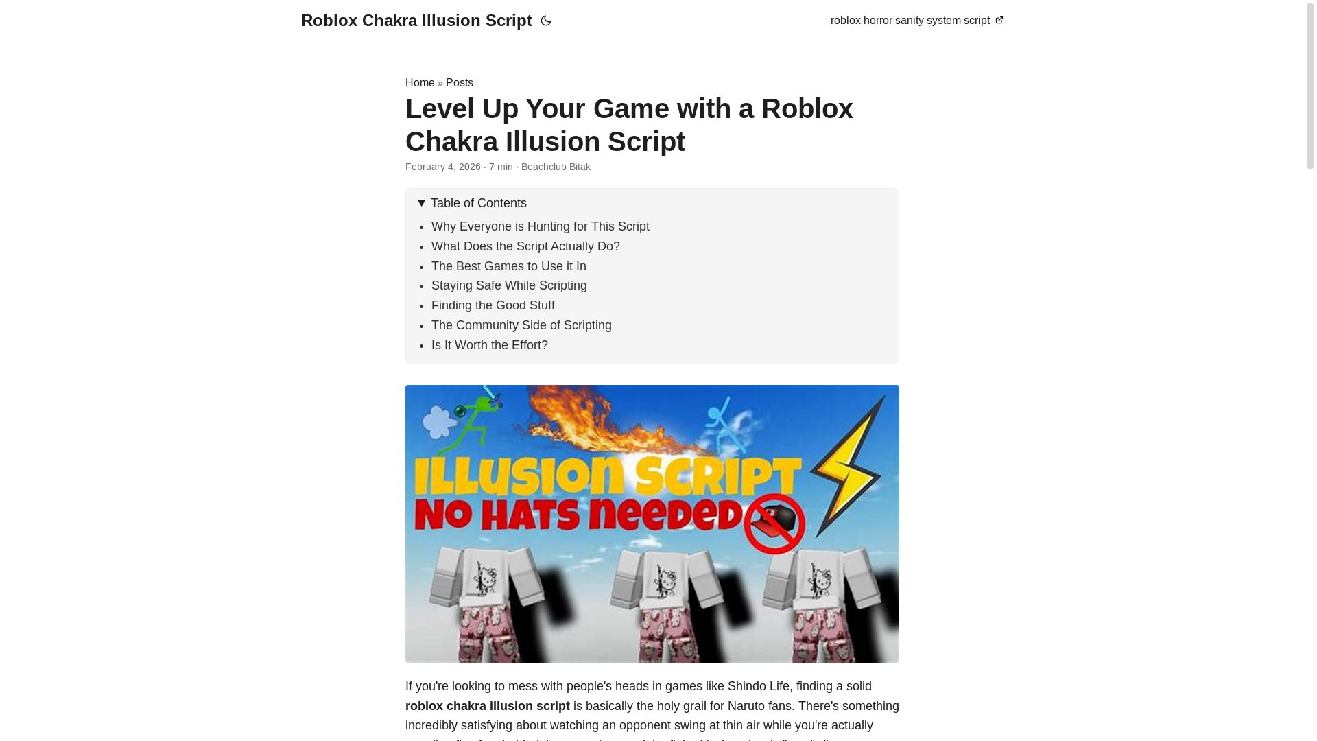 website screenshot of https://roblox-chakra-illusion-script.pages.dev/