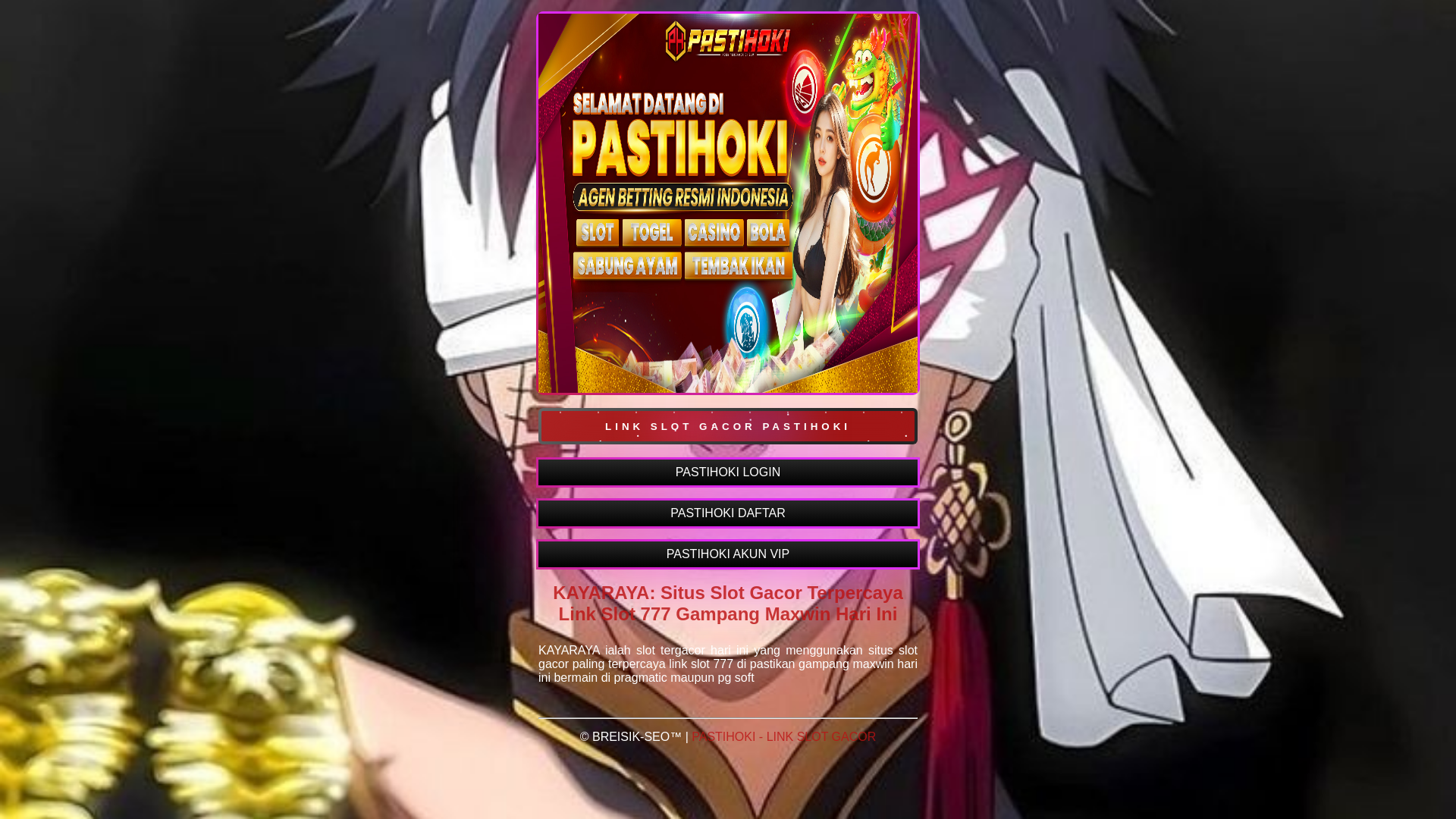 website screenshot of https://kalobisabeginikenapabegitu.pages.dev/