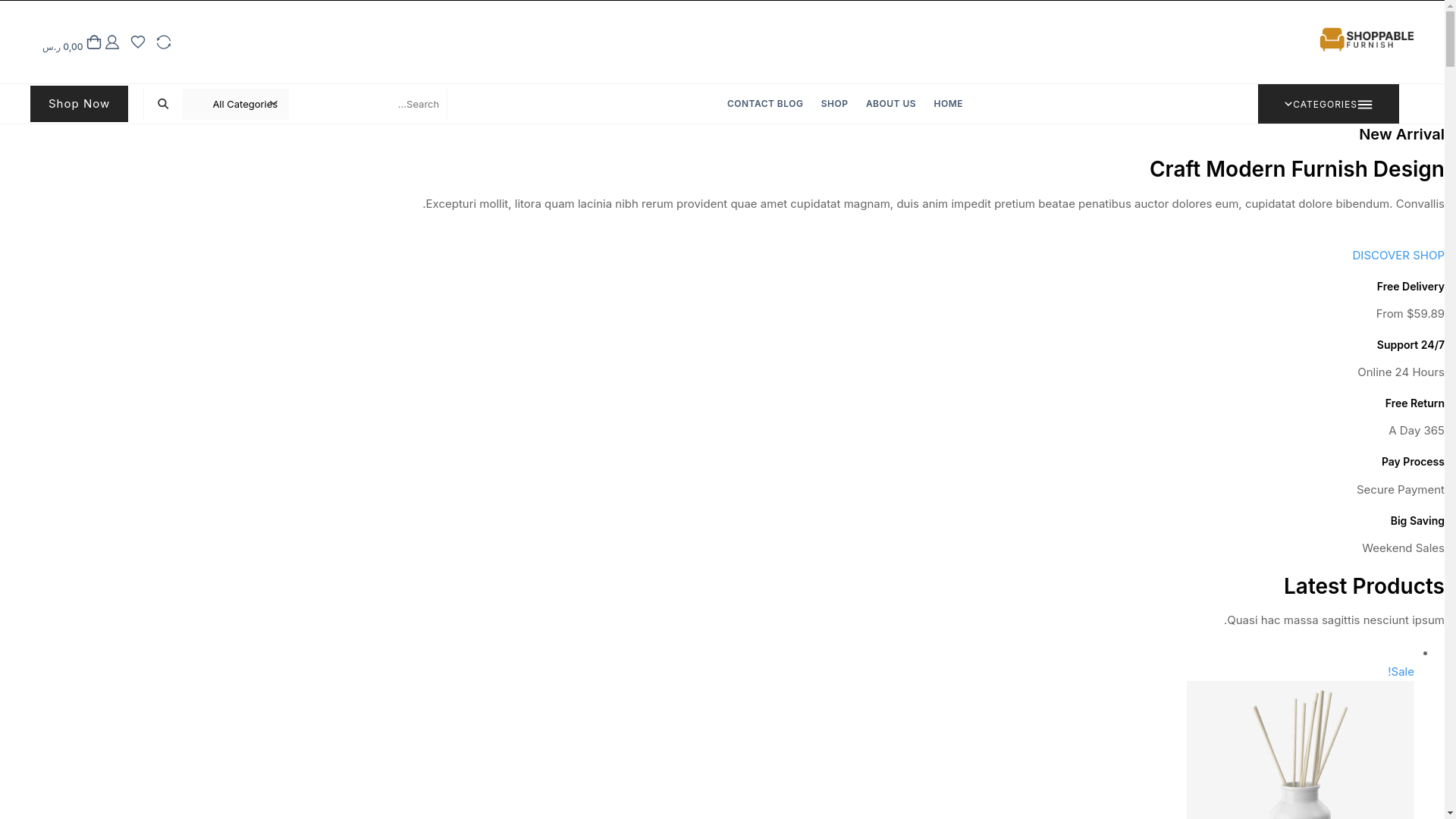 website screenshot of https://manzelhome.icu/