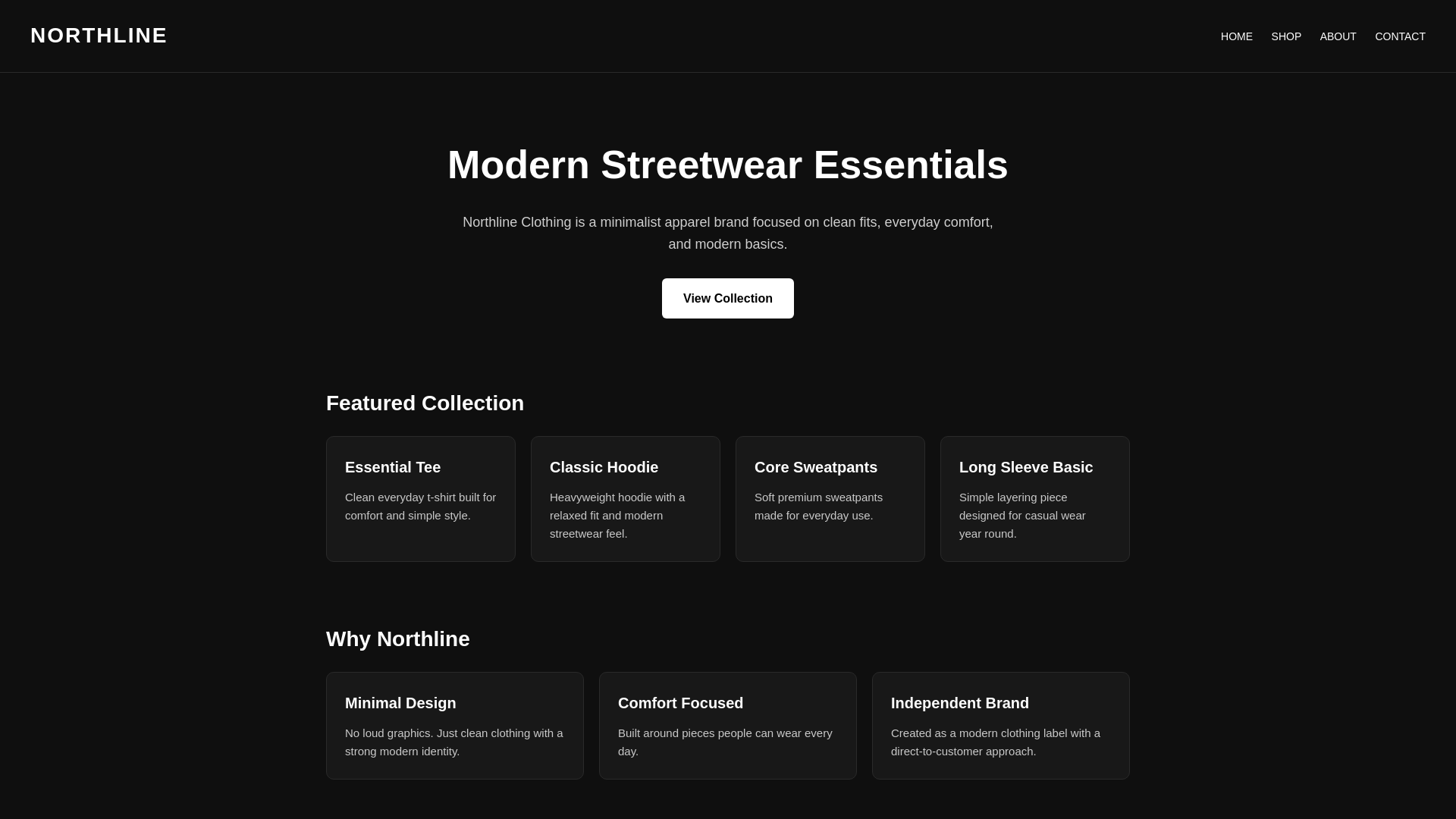 website screenshot of https://northlineproperties.online/