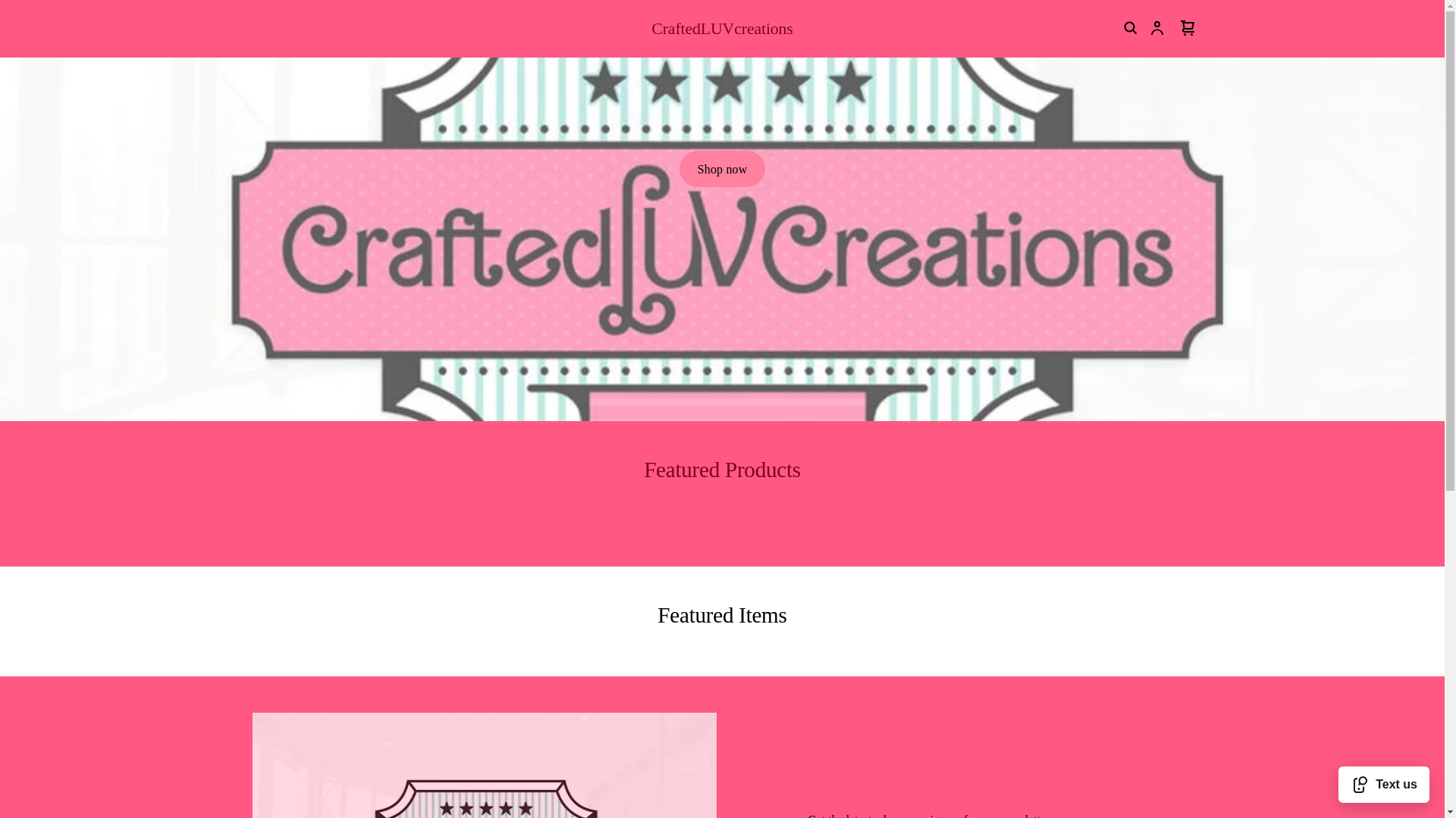 website screenshot of https://craftedluvcreationsllc.com/