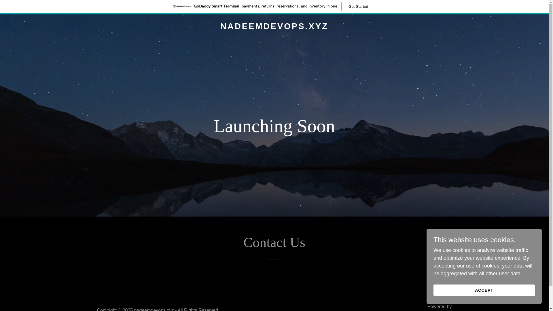 website screenshot of https://nadeemdevops.xyz/
