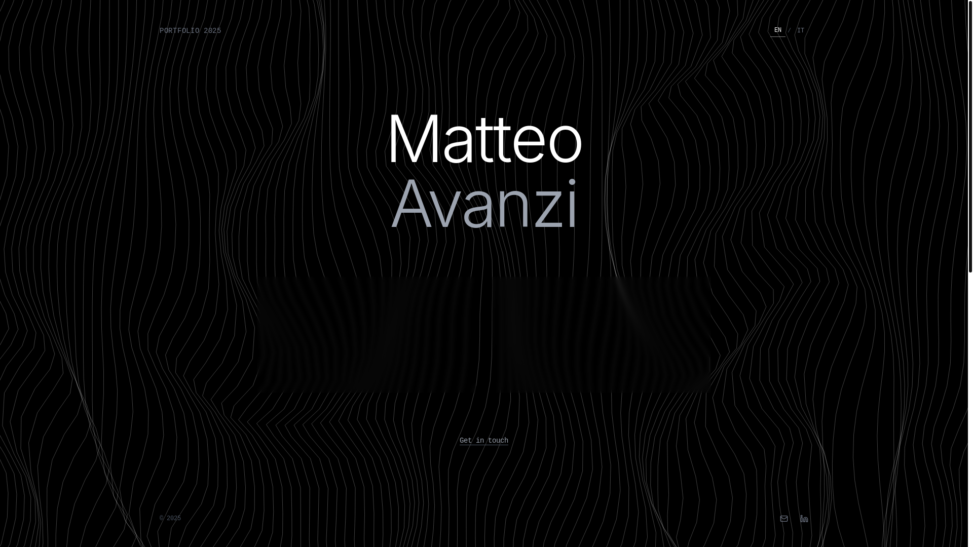 website screenshot of https://ingmatteoavanzi.it/