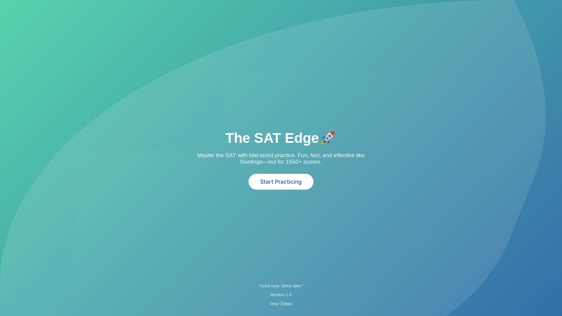 website screenshot of https://thesatedge.xyz/