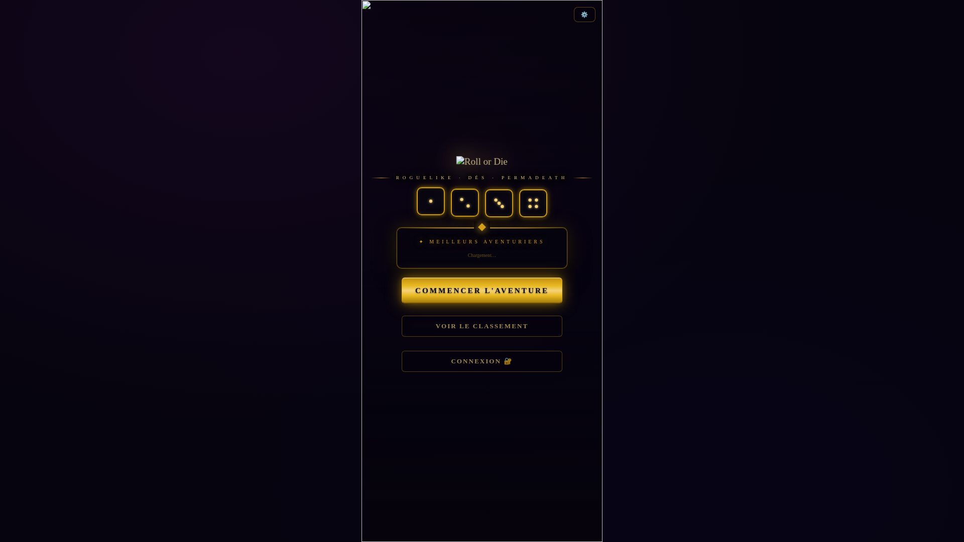 website screenshot of https://test-roll-or-die.pages.dev/