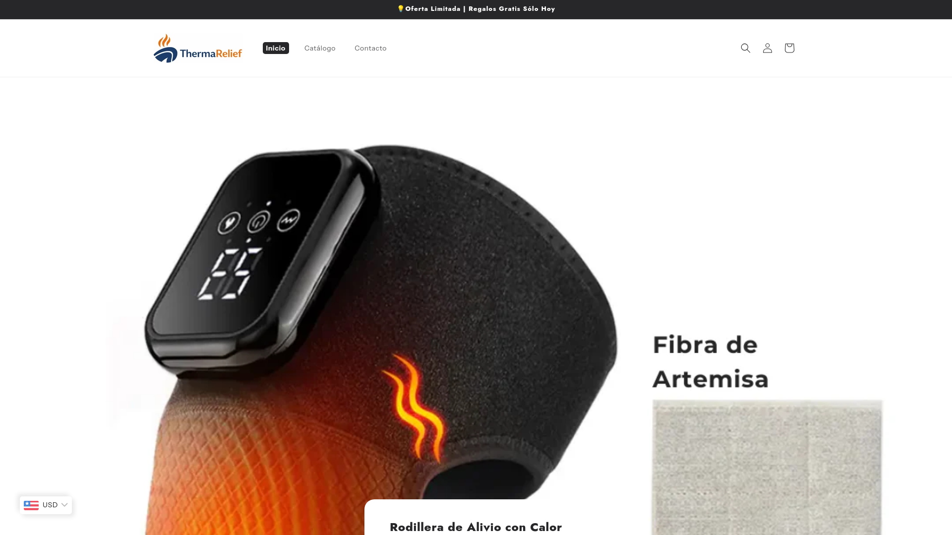 website screenshot of https://termalivio.store/