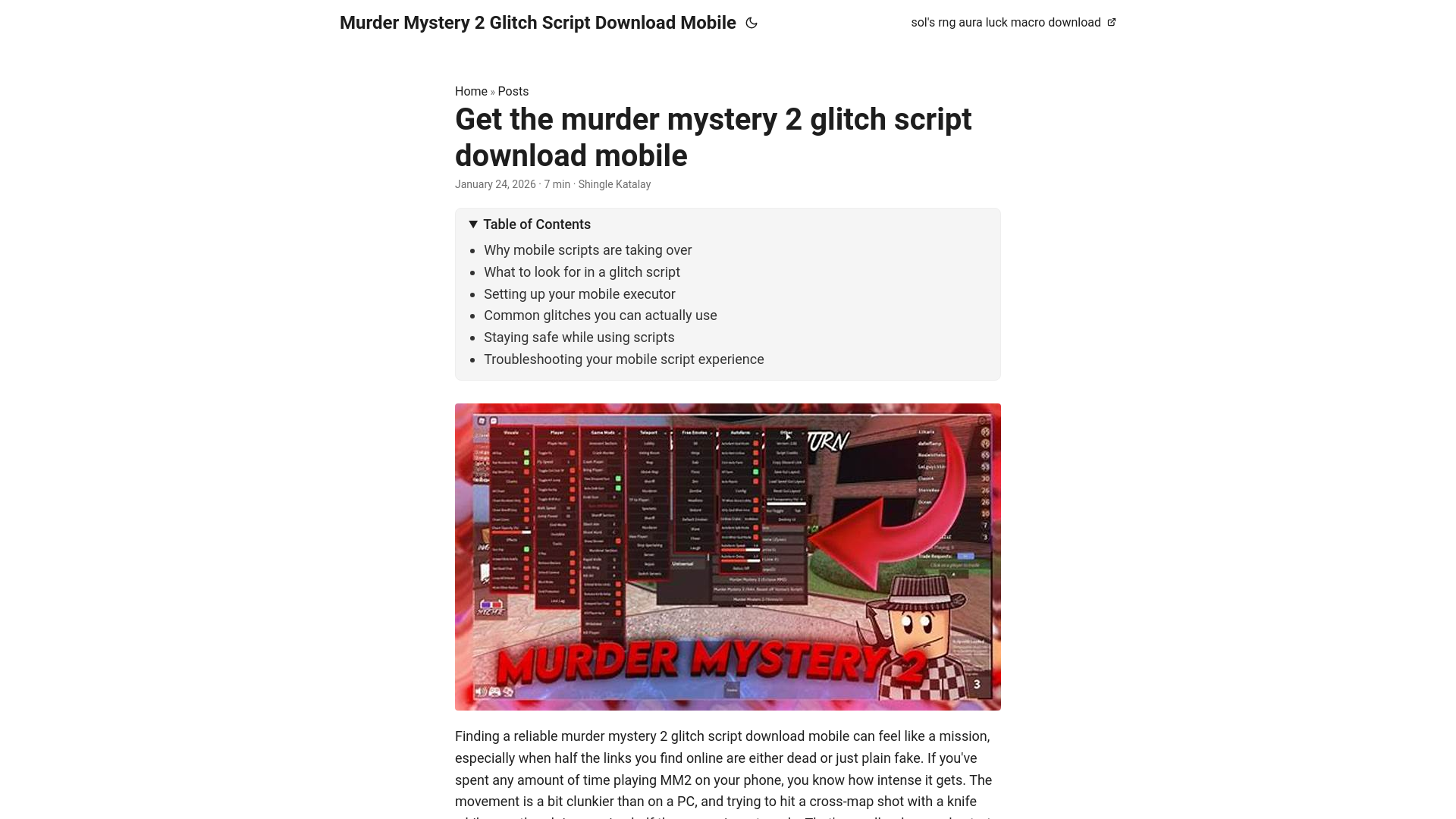 website screenshot of https://murder-mystery-2-glitch-script-download-mobile.pages.dev/