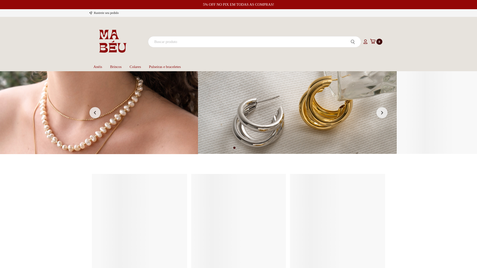 website screenshot of https://mabeu.com.br/