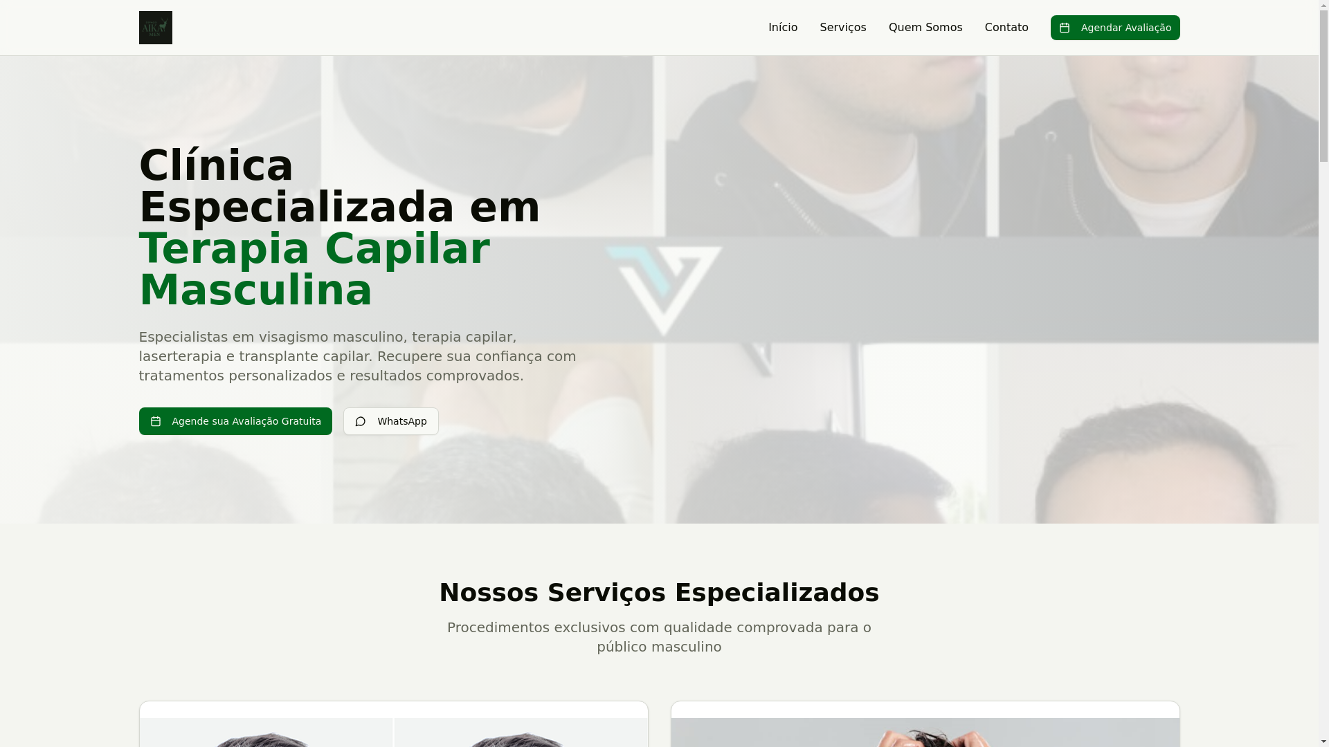 website screenshot of https://espacoaikamen.pages.dev/