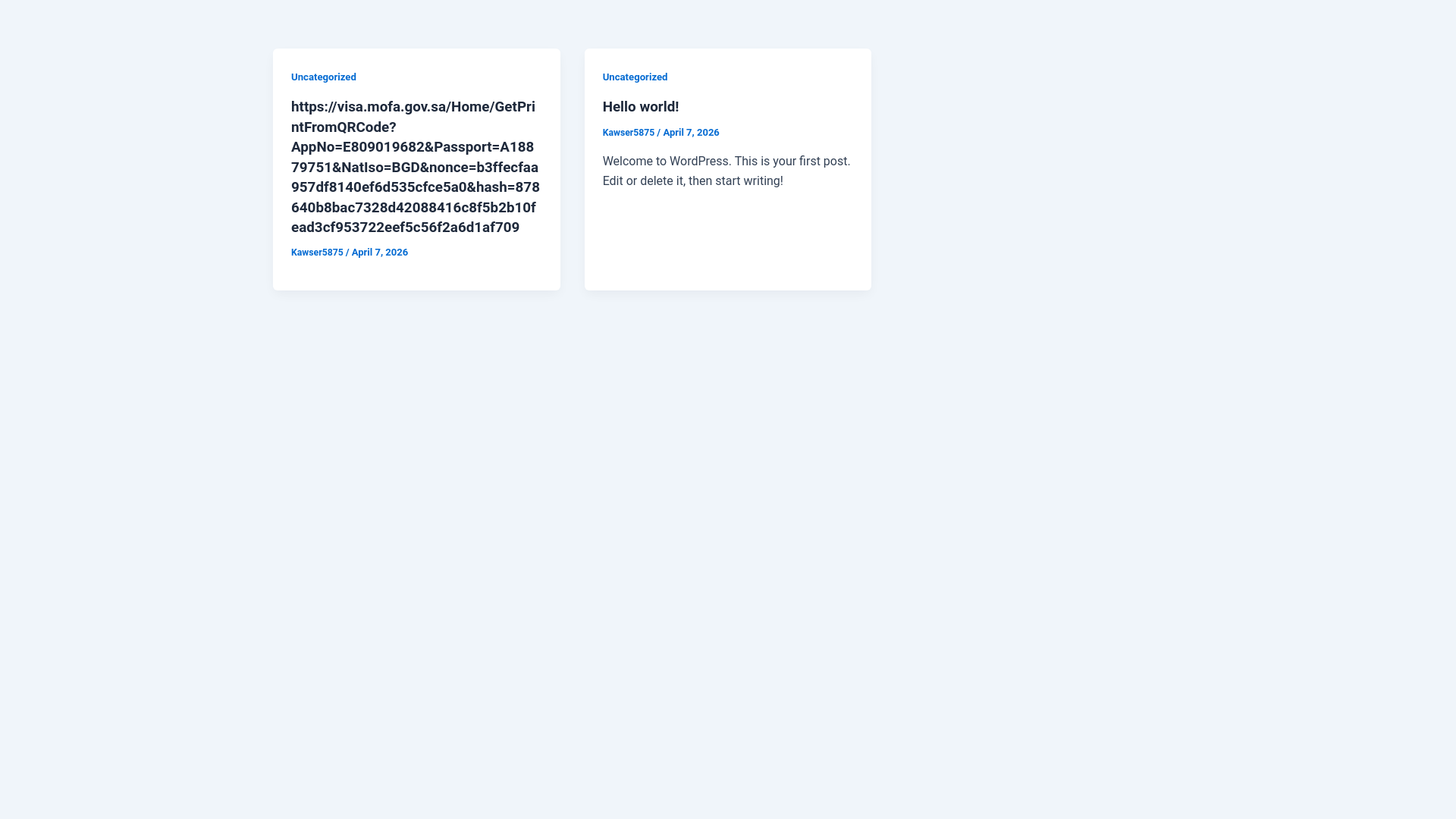 website screenshot of https://mofa-gov.xyz/
