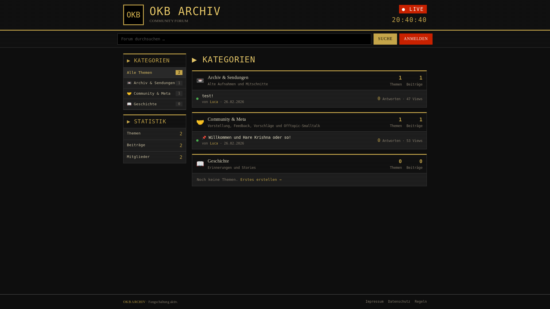 website screenshot of https://okbarchiv.org/
