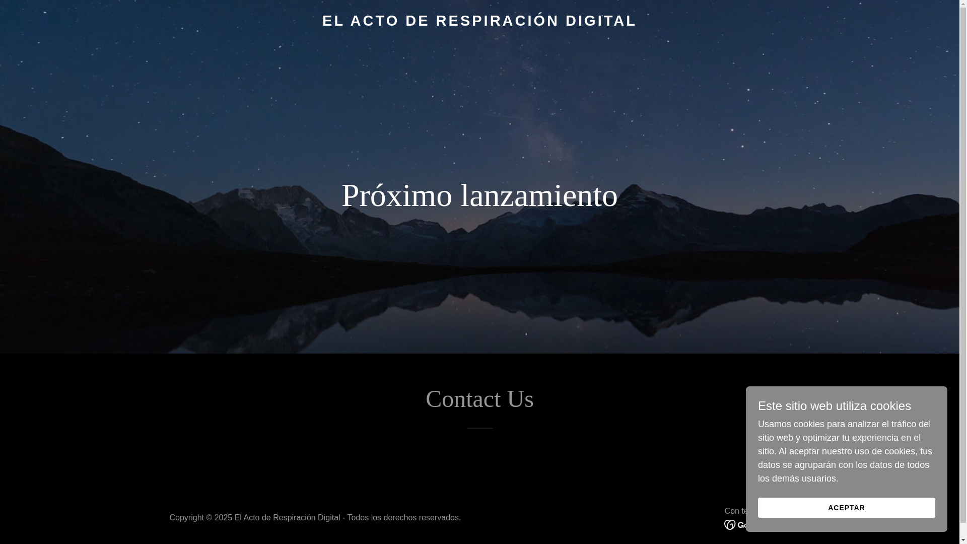 website screenshot of https://thebreathactdigital.com/