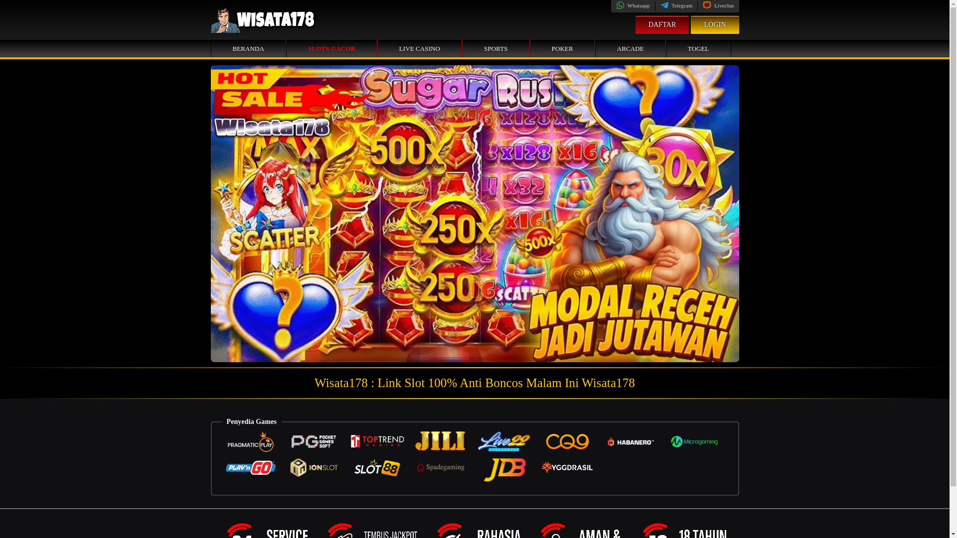 website screenshot of https://wisata178.com/