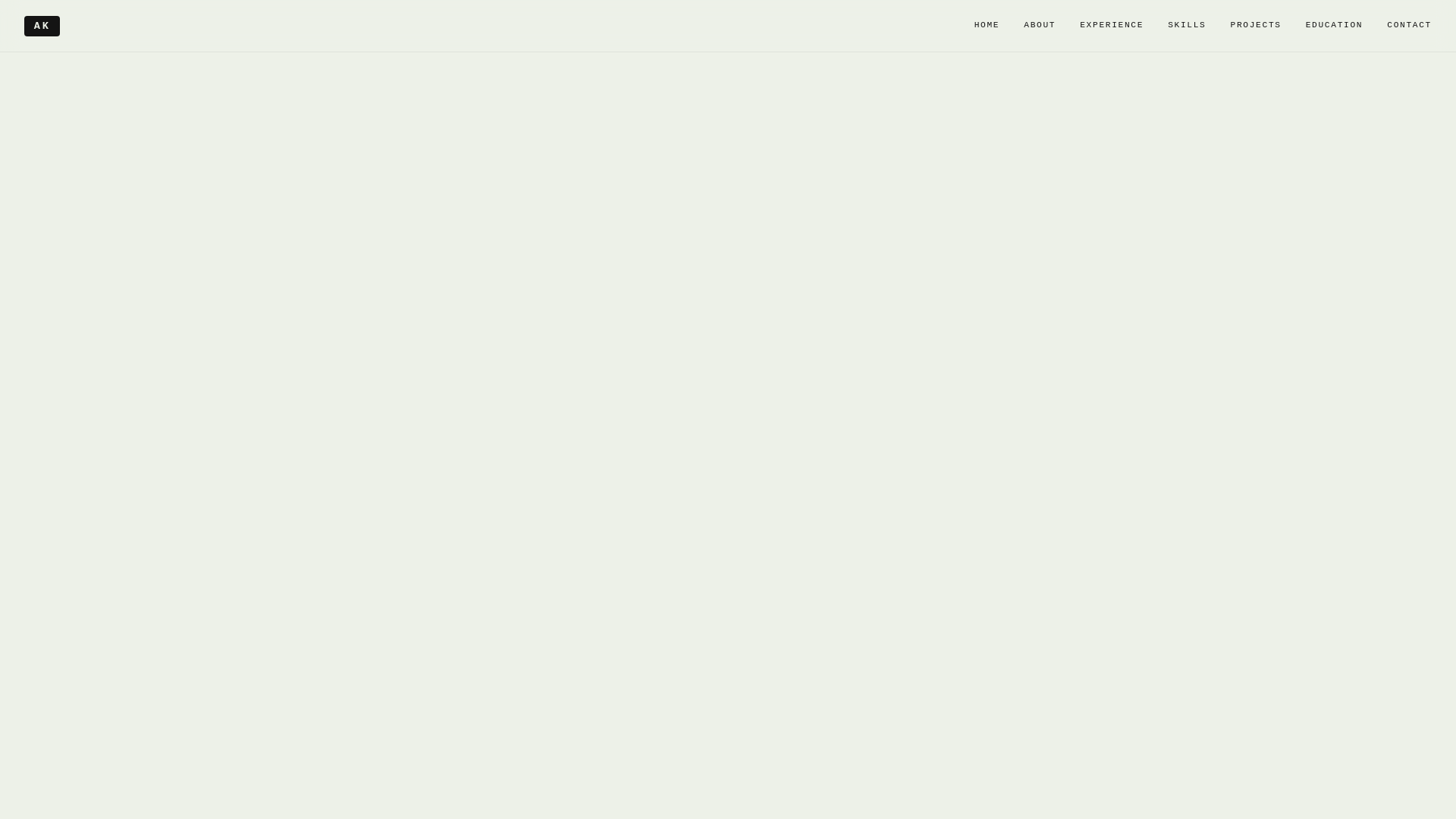 website screenshot of https://arunkumarreddyvemula.com/