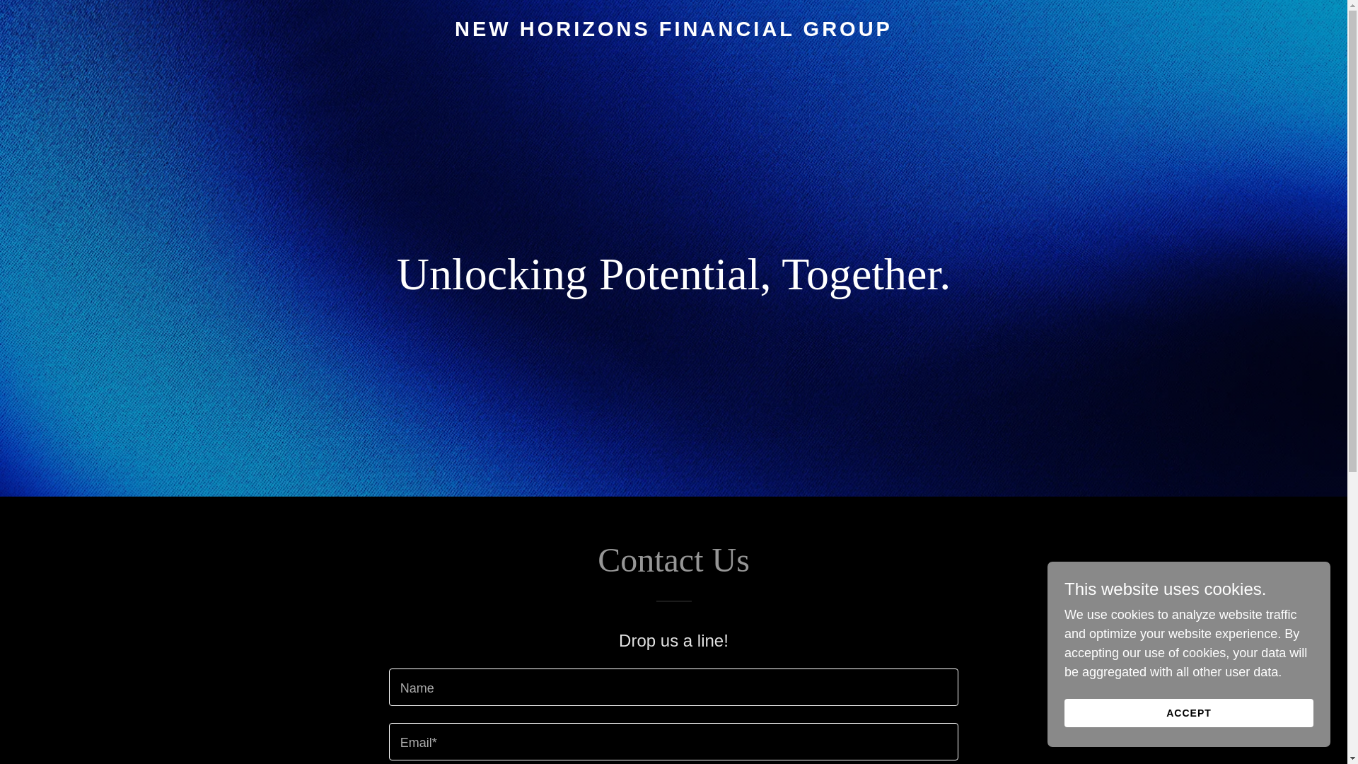 website screenshot of https://newhorizonsfingrp.com/