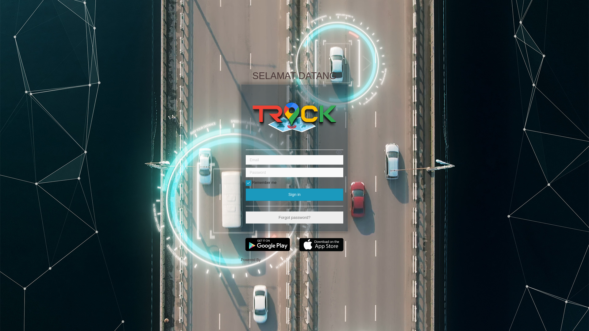 website screenshot of https://teratrack.id/