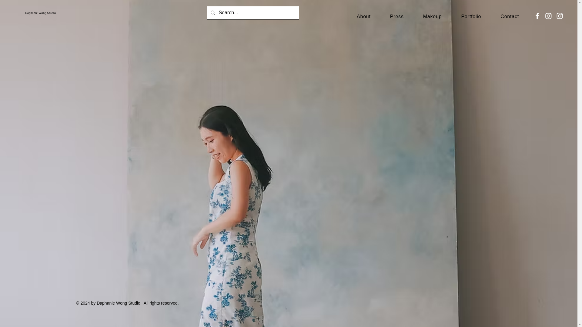 website screenshot of https://daphaniewongstudio.com.au/