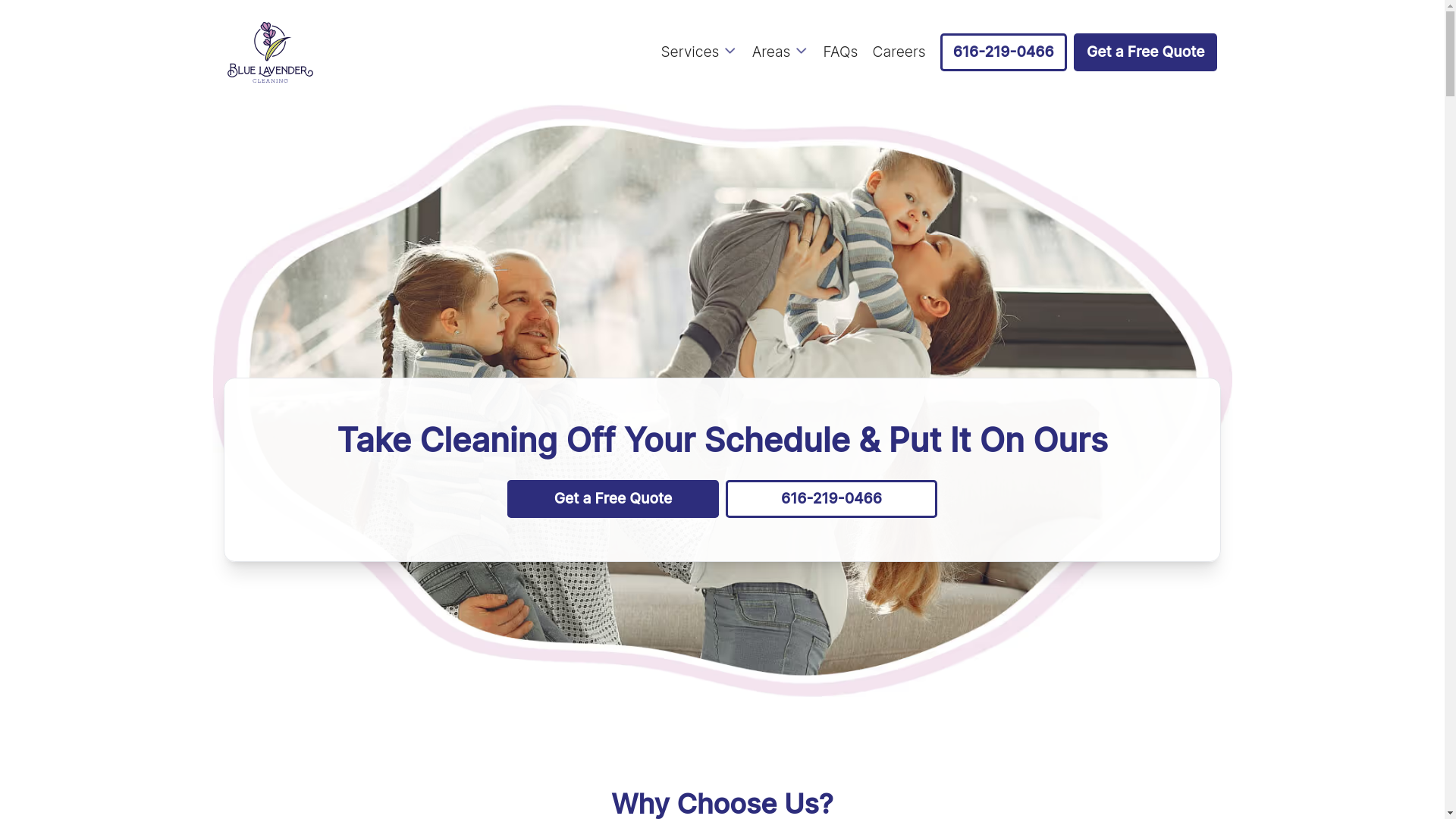 website screenshot of https://bluelavendercleaning-com.pages.dev/