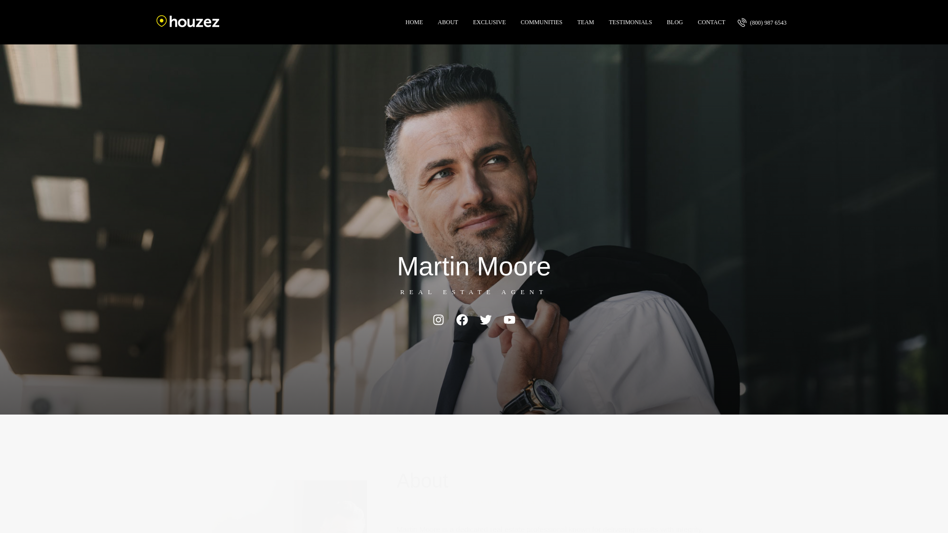 website screenshot of https://realtorscriptdemo1.site/