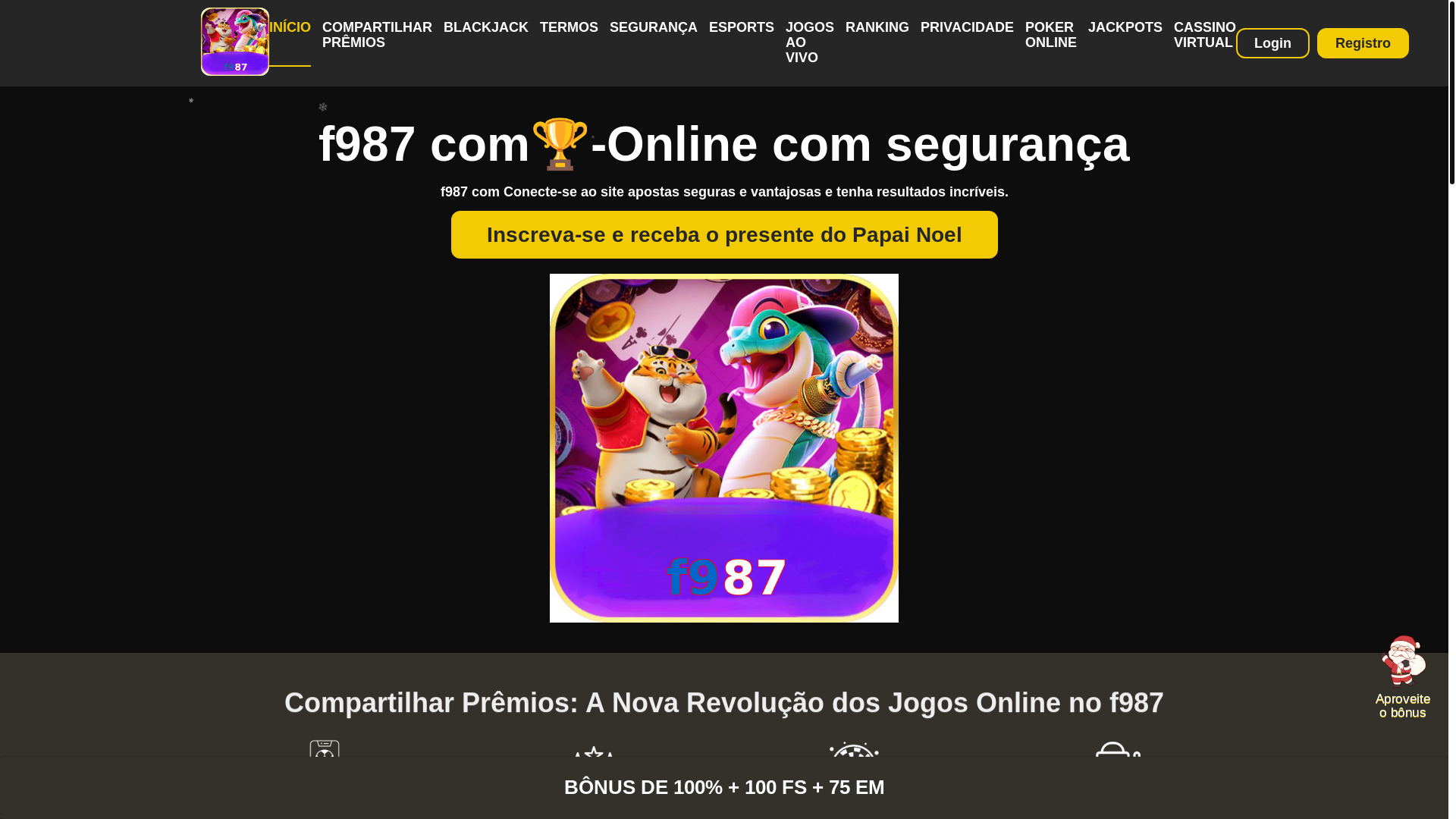 website screenshot of https://f987-casino.com/