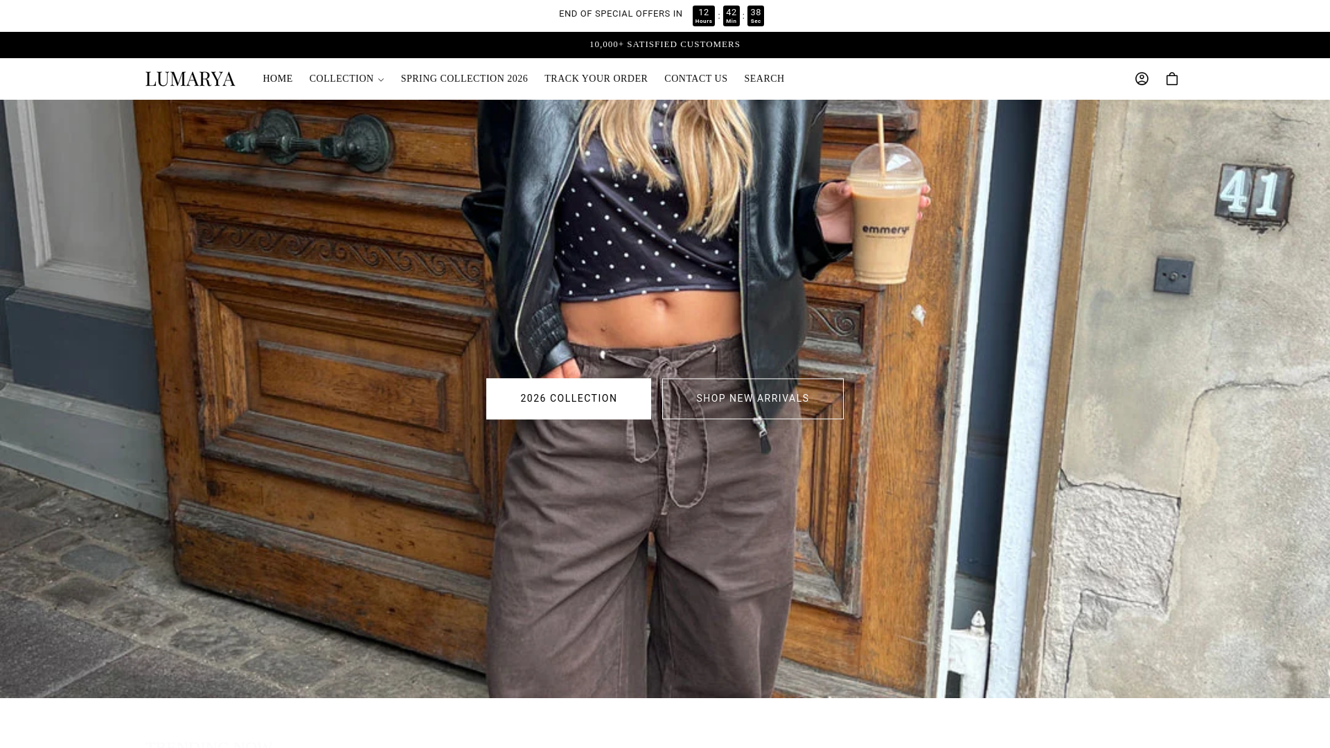 website screenshot of https://lumaryaparis.com/