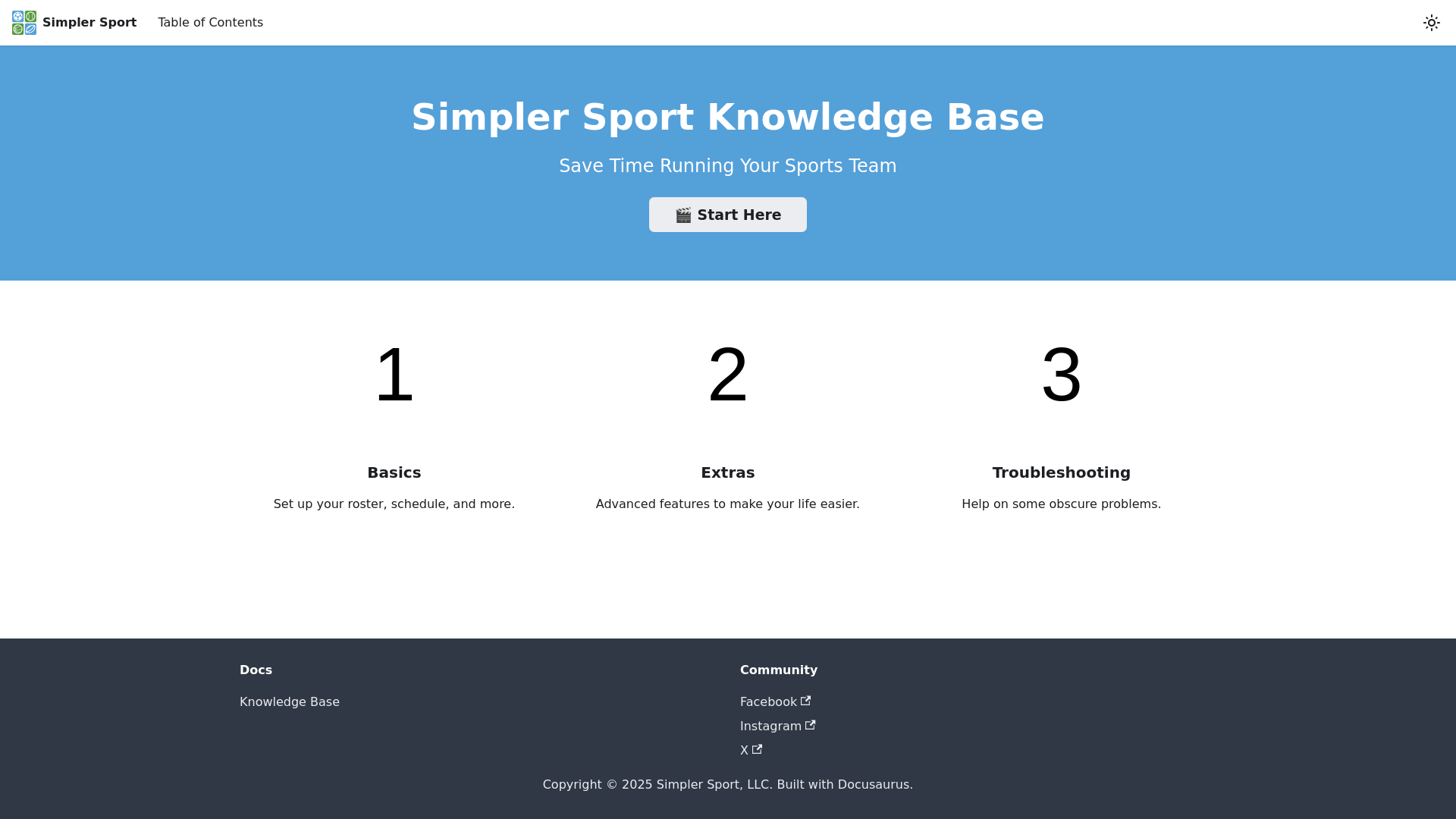 website screenshot of https://simplersport-kb.pages.dev/