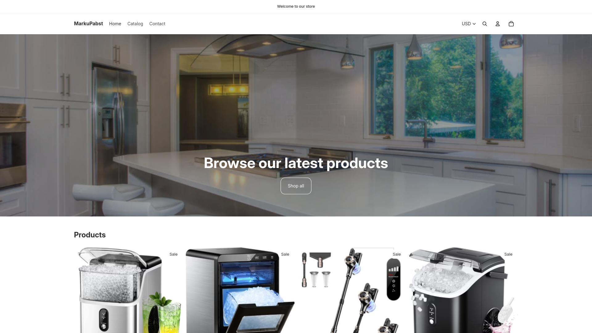 website screenshot of https://markupabst.shop/