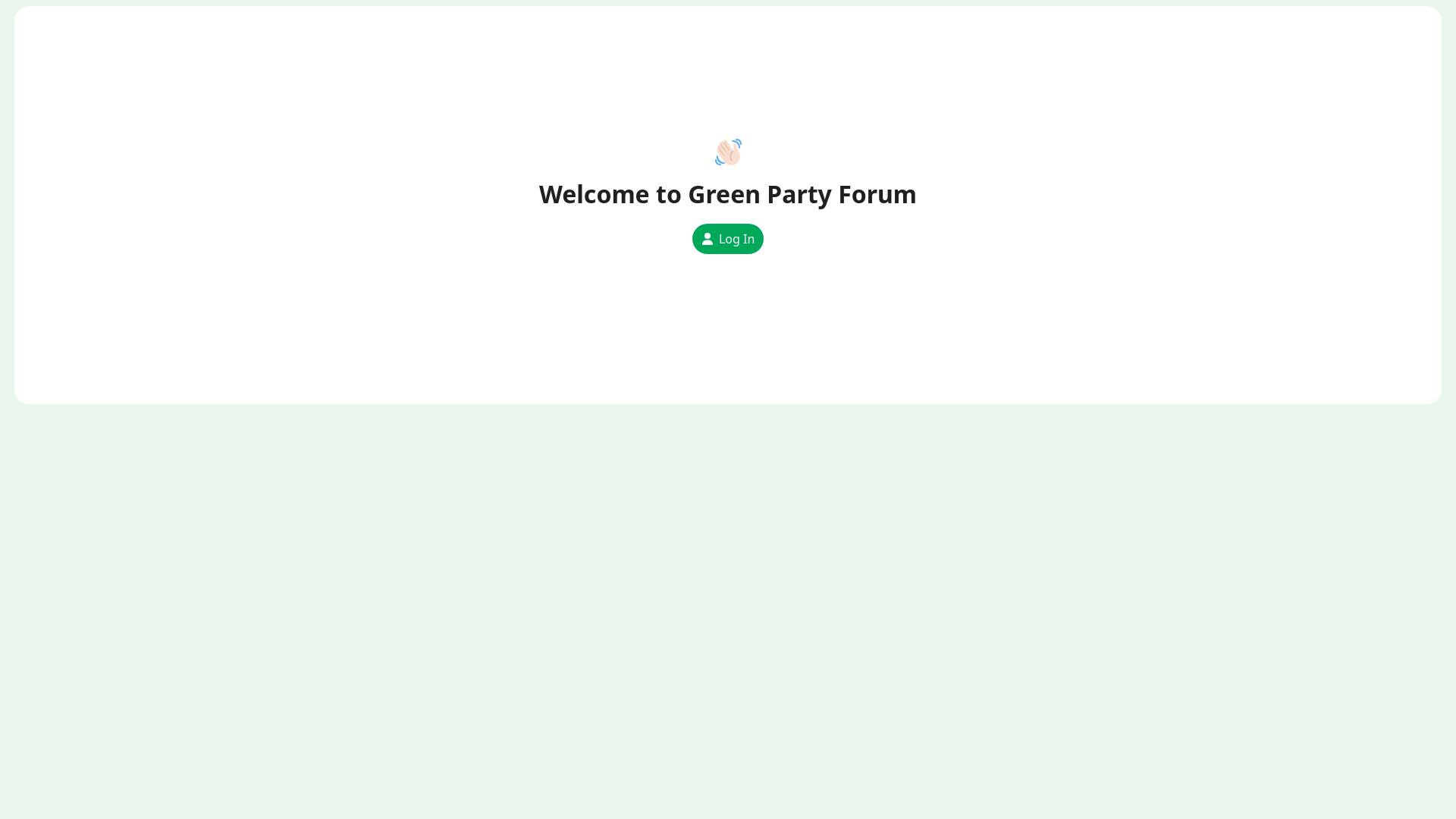 website screenshot of https://forum-greenparty.org.uk/