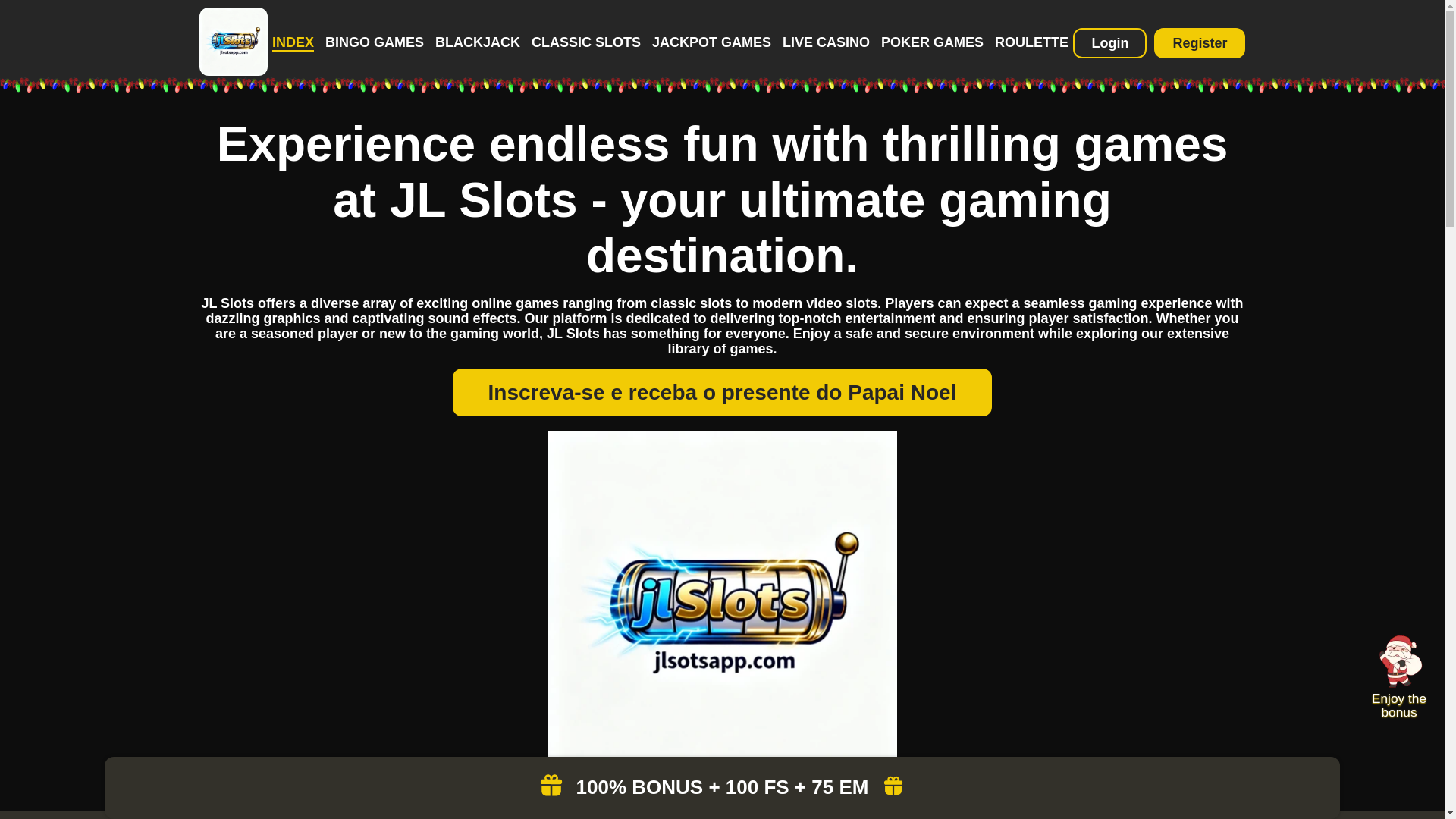 website screenshot of https://jlslotsapp.com/