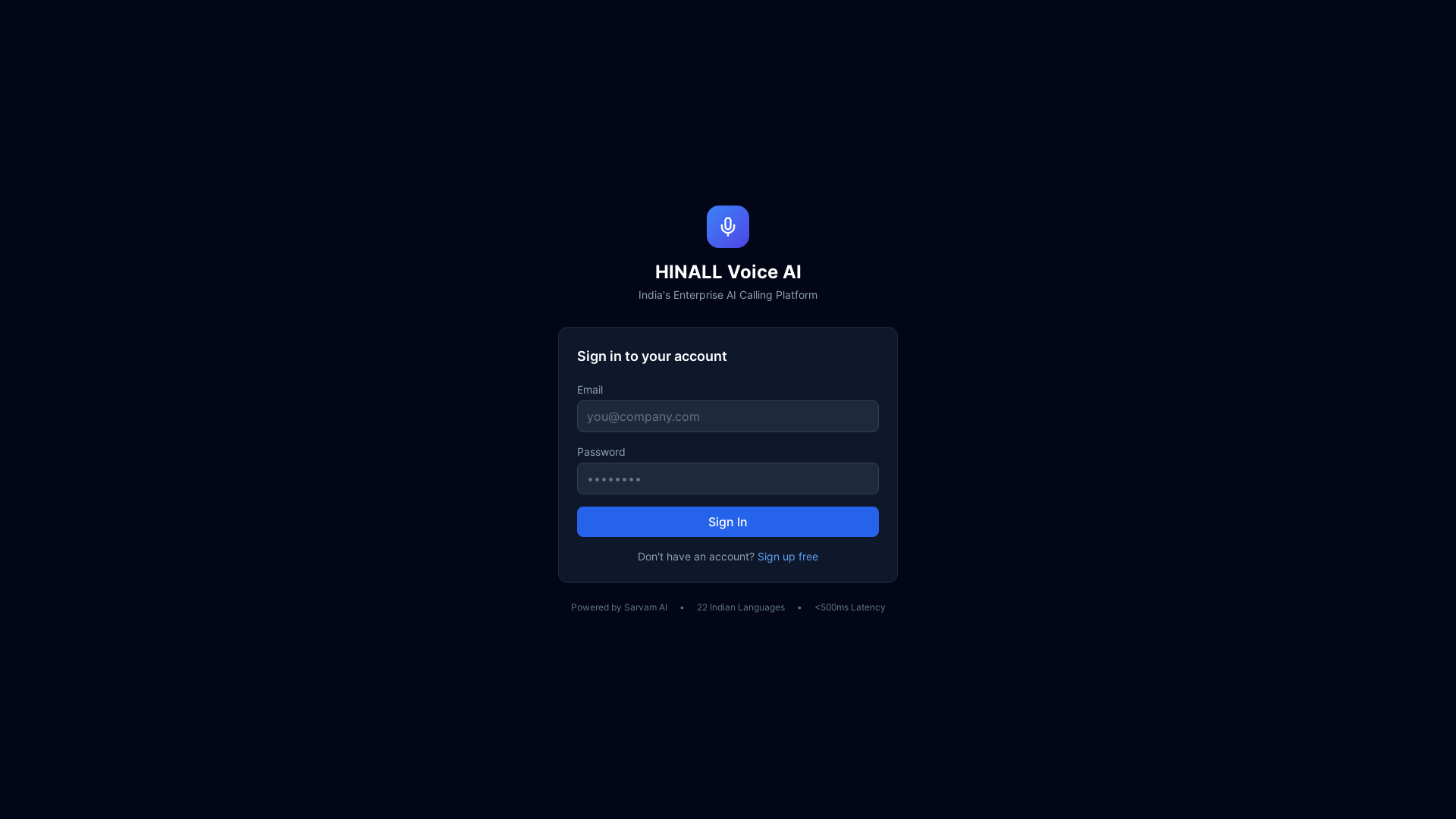 website screenshot of https://hinall-voice.pages.dev/